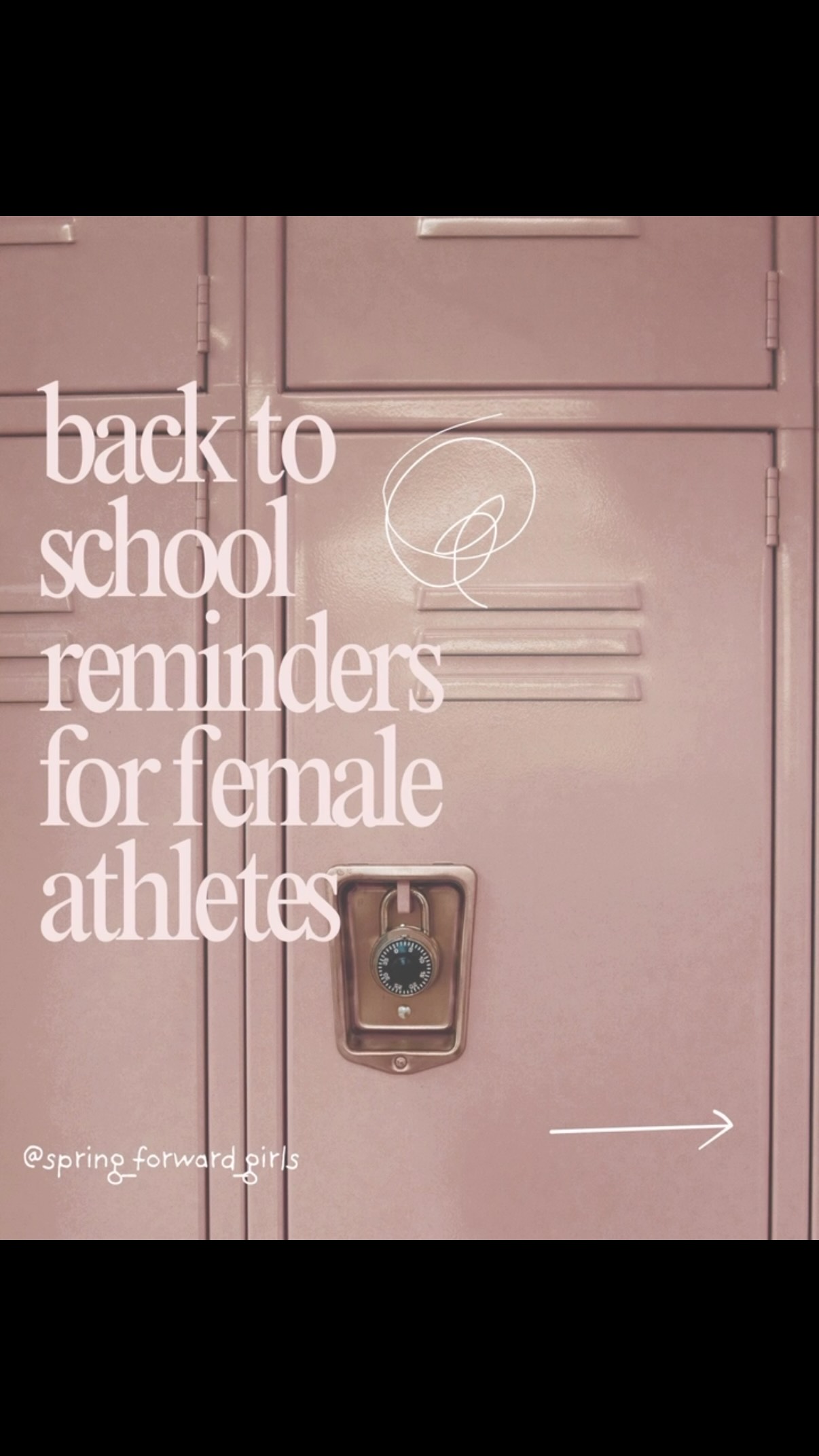 back to school reminders 📚✏️ #femaleathlete #athletementalhealth #backtoschool #fallsports