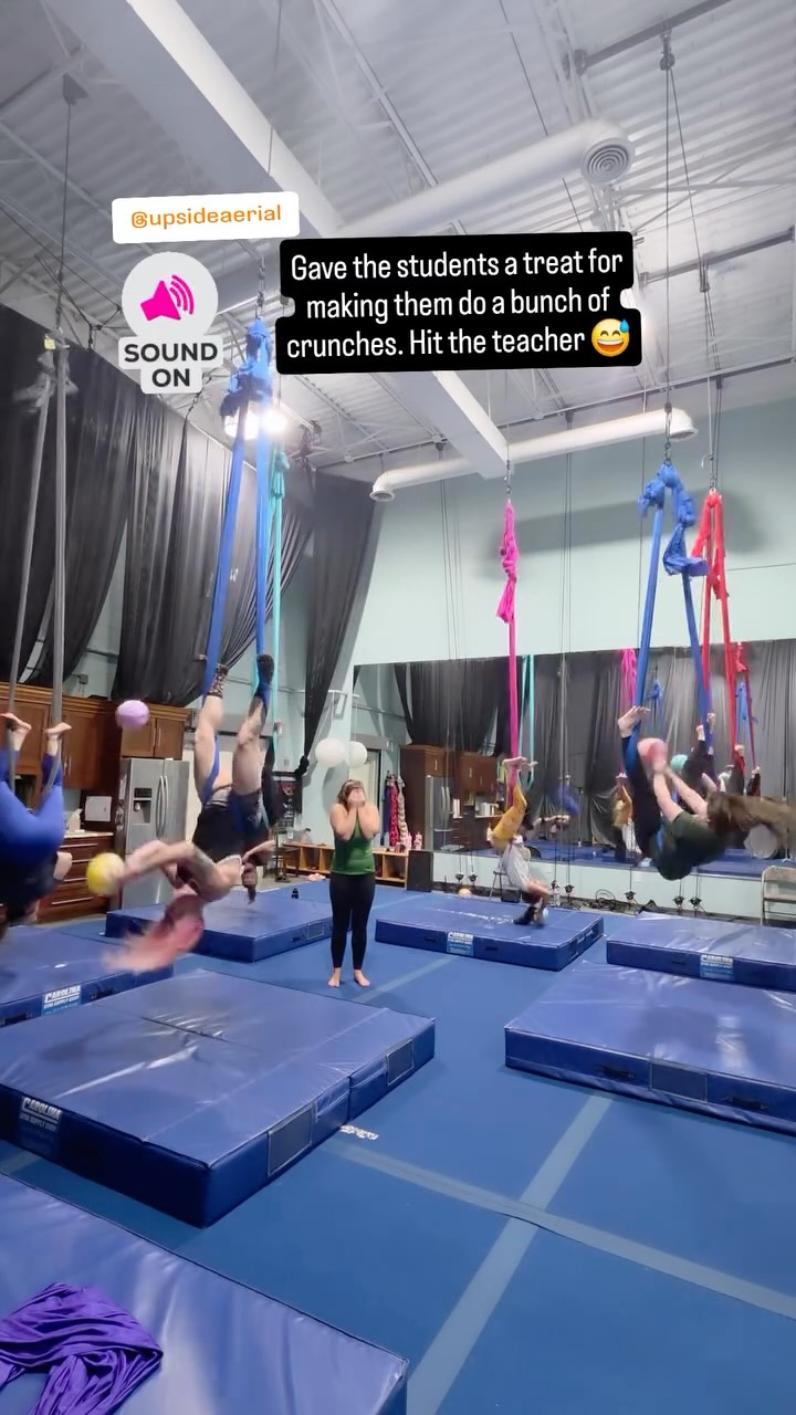 Is your workout this much fun?? Check out our new student special: any 4 intro to aerial classes for $76. Mix and match any of the following:
โ
Intro to Aerial Silks & Sling - Sundays at 2pm, Tuesdays at 7:15pm or Thursdays at 12pm
โ
Intro to Lyra & Trapeze - Saturdays at 1:30pm or Mondays at 2:30pm
โ
Intro to Aerial Sampler class (try all 4 apparatuses) on select Fridays at 6:30pm - next offered 8/28, 9/11, and 9/25.
๐ช Spots are limited by equipment availability so book at least 24 hours ahead at the classes link in our bio or upsideaerial.com. All intro classes are designed for *complete* beginners. See you in the air!
๐ช๐ช๐ช๐ช๐ช
#aerialsilks #aerialsling #upsideaerial #lyra #trapeze