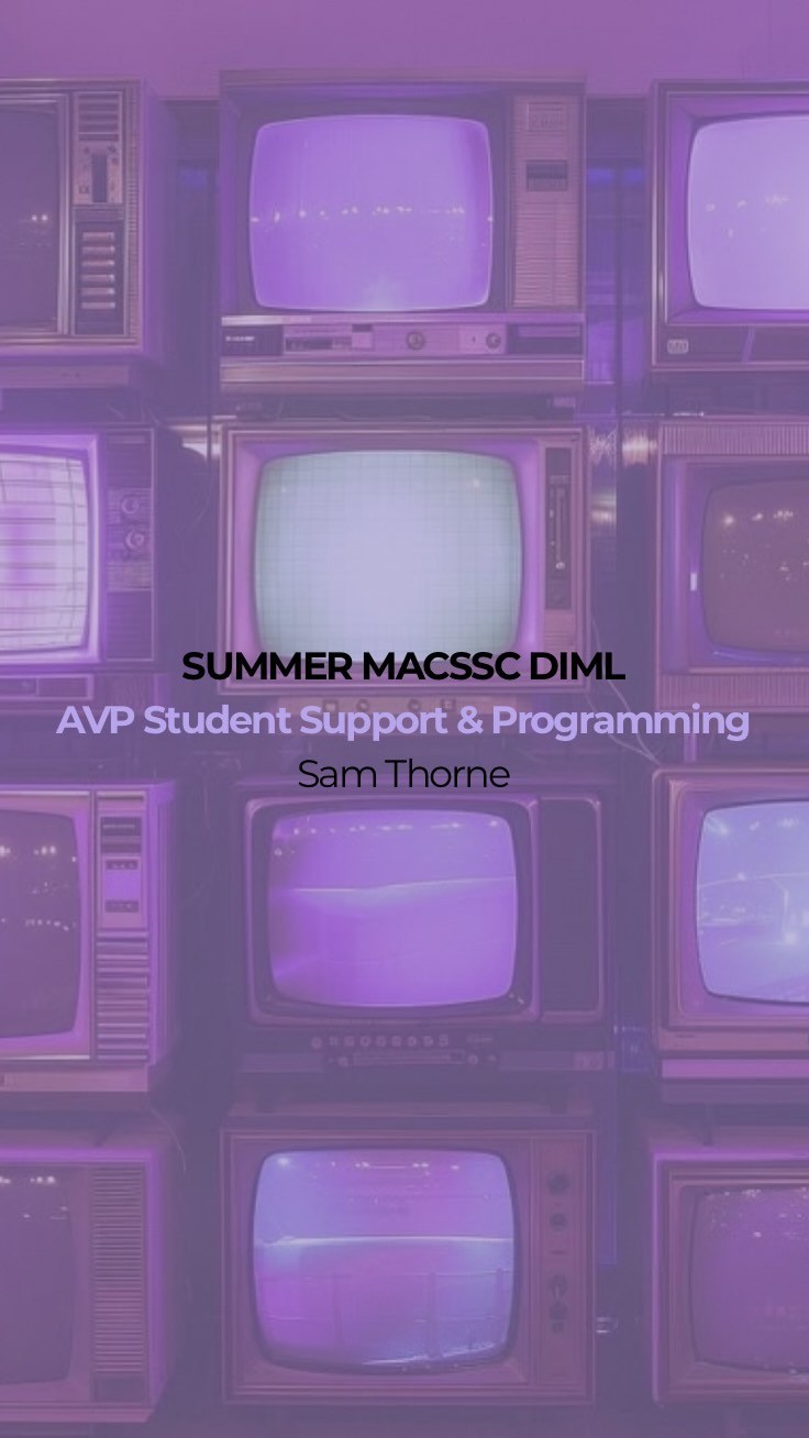 MACSSC SUMMER DIML⭐️🏙️💜
AVP Student Support & Programming: Sam Thorne
Hi everyone!! My name is Sam, and I’m heading into my second year at Western! I’m so excited to be the 2026/27 AVP of Student Support & Programming for MACSSC. You may also recognize me from last year, when I had the opportunity to serve as the First-Year Representative!
This summer, one of my biggest goals has been finding a good balance. Between working my first-ever internship in marketing at a software company and continuing to develop my skills and knowledge, I’ve also made plenty of time to see my friends, go to yoga and Pilates, and make lots of memories!
I’m beyond excited for another wonderful year with MACSSC and can’t wait to be back on campus soon. Looking forward to seeing everyone and making this year the best one yet!! 💜
