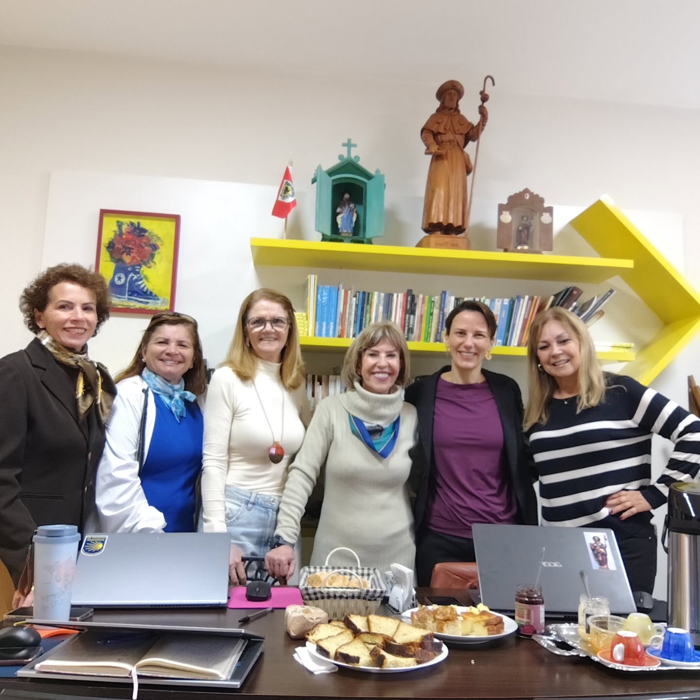 Visitas ilustres na ACACSC nesta quinta-feira.
Vamos que vamos. 🤗😘