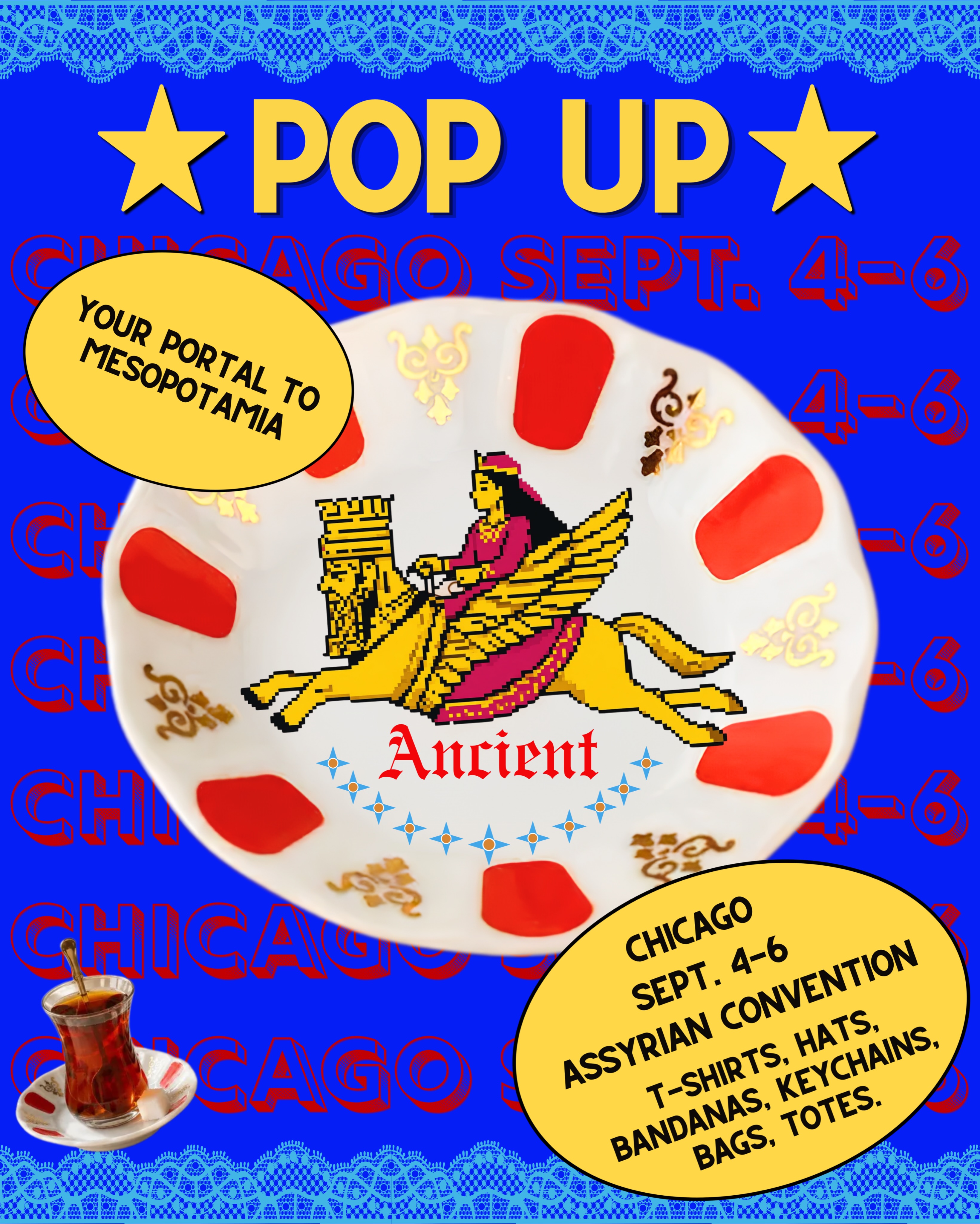 Follow us to Chicago next week and visit us at our pop up ❤️🔥.
So much new merch.
⭐️ Friday Sept 4 - 11am booth opens. Come get your stuff before we sell out! Can’t wait to meet everyone and share smiles and convos.
🌎 Hyatt Regency O’hare hosted by @theaanf