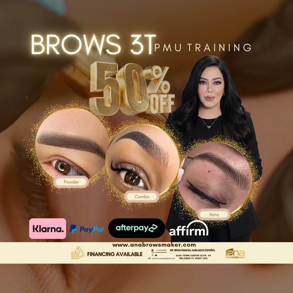🚨 Do you Want to Become a Permanent Makeup Artist… But Don’t Know Where to Start? ✨ At Anabrowsmaker, we take you from ZERO experience to becoming a confident, professional Permanent Makeup Artist.
🎓 Join our intensive 2-Day Brows 3T Training and master the most in-demand brow techniques:
✔️ Microblading✔️ Nano Brows ✔️ Combo Brows ✔️ Microshading ✔️ Powder Brows ✔️ Ombre Powder Brows ✔️ Brow Corrections
💥Lip Blush and Eyeliner Training Available but 1:1 Session!
💥Brows 3T 2 Days Traning is also available 1:1 Training
In just 2 days, you’ll gain the skills and confidence to start your new career.
✨ Your training includes:
✔️ Professional PMU Kit
✔️ Professional Tattoo Machine
✔️ Hands-on practice on a LIVE model
✔️ Professional Certification
✔️ Ongoing online support through our private Telegram community
✔️ Payment plans available
💥 Special Offer:
🎉 50% OFF Group Training (4 students)
Prefer personalized instruction?
✨ 1:1 Private Training ar also available.
Ready to expand your services?
You can also train in Lip Blush Tattoo and Permanent Eyeliner.
🔥 Turn your passion into a profitable career.
📍 Limited spots available!
📩 DM us or call us today to reserve your seat and start building your future with Anabrowsmaker.
📍4248 Town Center Blvd, #4. Orlando Fl, 32837
Tlf +1 6892037311 / Whathsapp +1 4072358583
email: contacto@anabrowsmaker.com