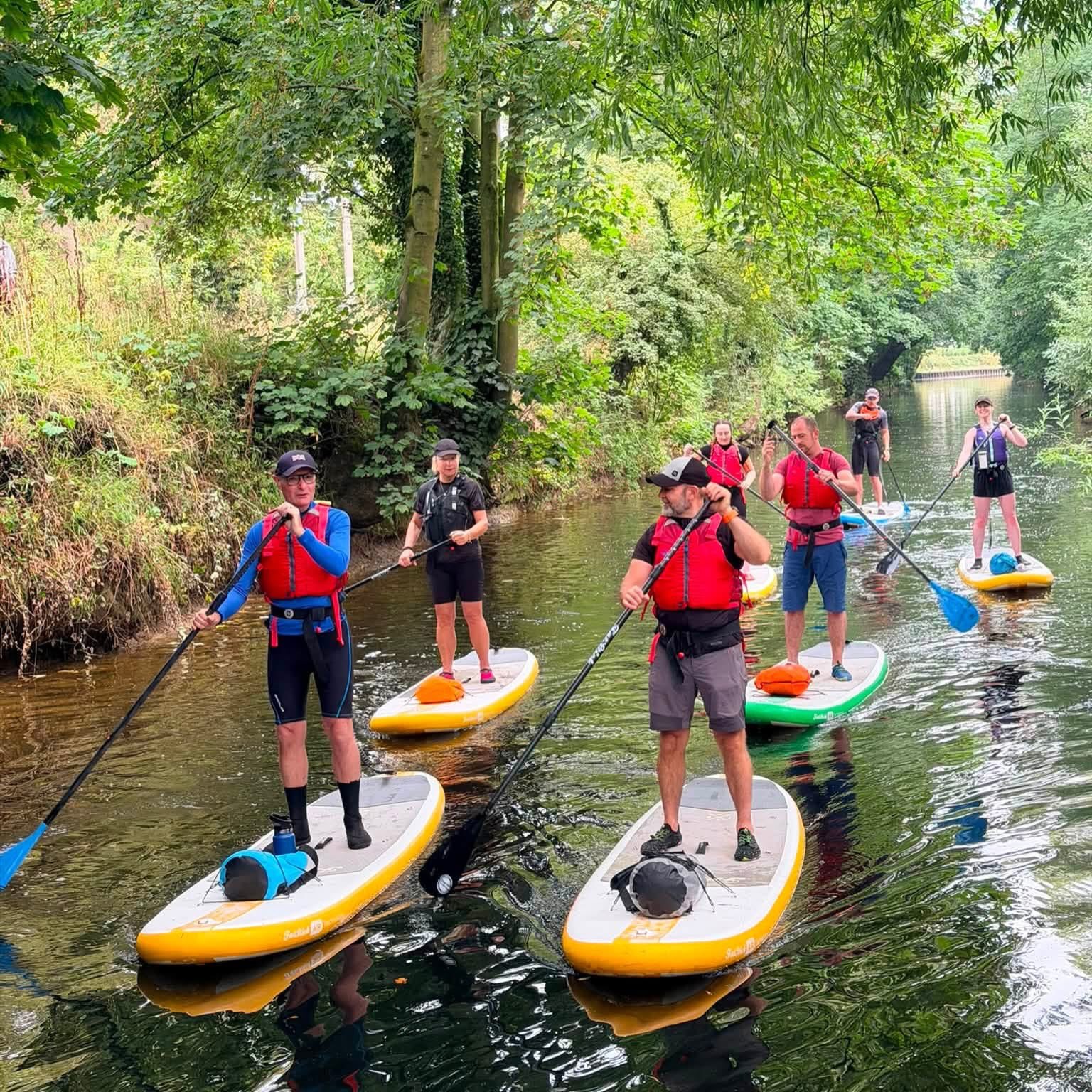 🏄♀️ Boroughbridge to Aldwark 💦
Yesterday we were out on the water for our Boroughbridge to Aldwark journey!
We absolutely love this paddle, a fantastic 11km journey and a brilliant way to start building up your distance and confidence on the water.
A huge well done to everyone who joined us, you all did brilliantly! 🙌
And a big thank you to @lewis.outdoors_ for leading the session and getting everyone safely along the route.
Plenty more paddling still to come at YTO!
https://www.yorkietalkies.co.uk/yto-paddle-boarding-events
#getoutside #YTO #paddling #paddleboarding