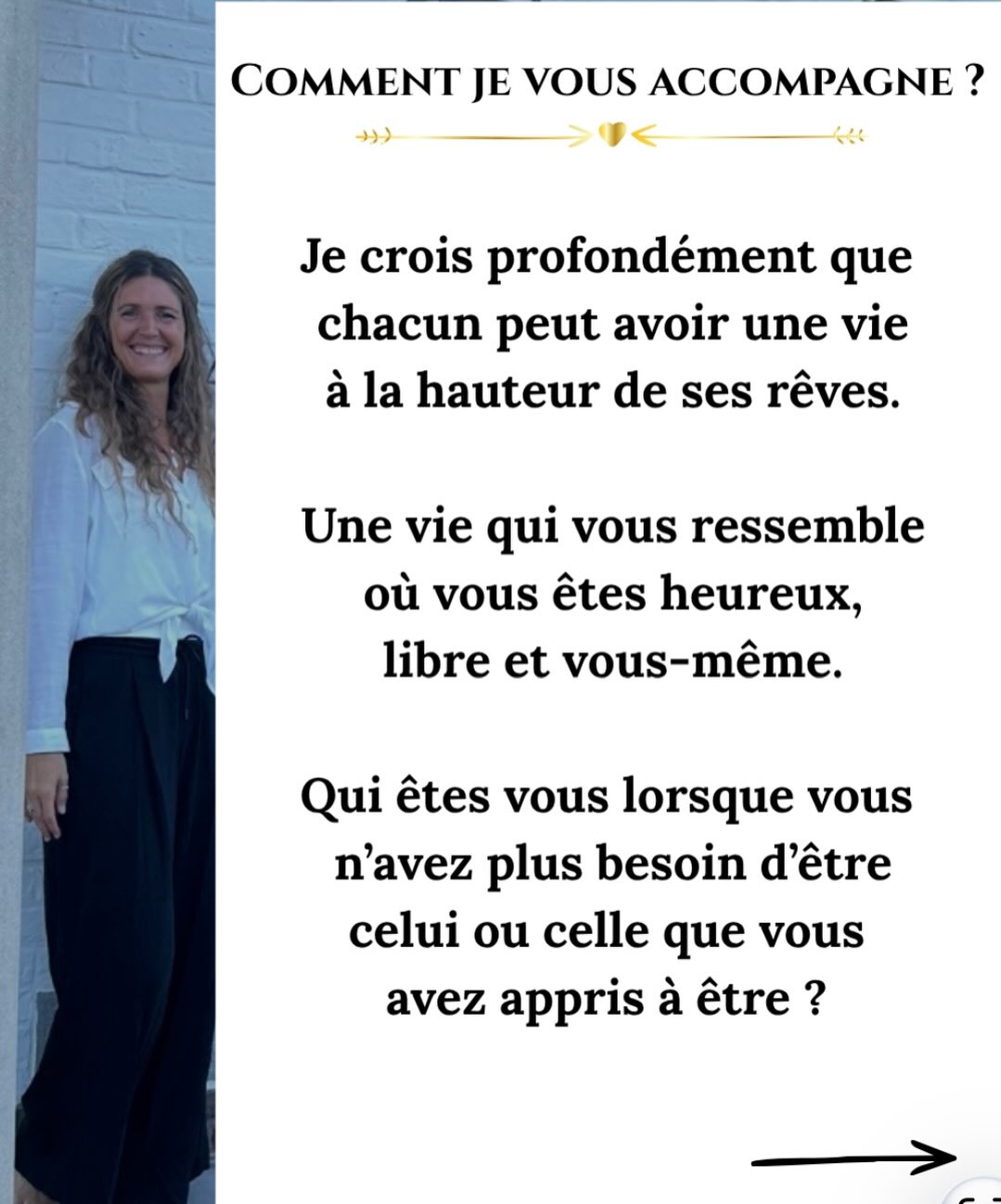 ———-
Je continuerai toujours à croire qu’une vie plus belle est possible !
Revenir à soi • Libérer au bon endroit pour retrouver qui vous êtes
Cartographie des 7 niveaux de l’être
Accompagnements individuels • groupes Qoya / présentiel et online
Pour prendre rdv - lien dans ma bio