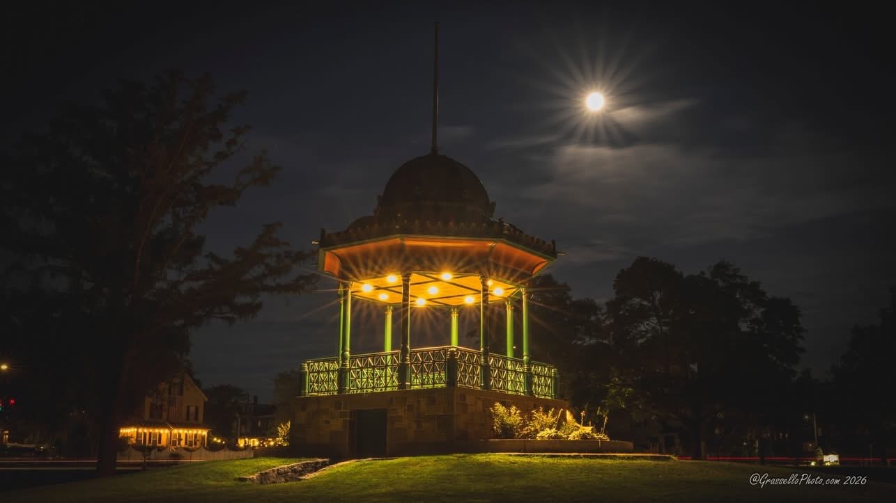 Wakefield Bandstand Under the Sturgeon Moon. 08.27.2026