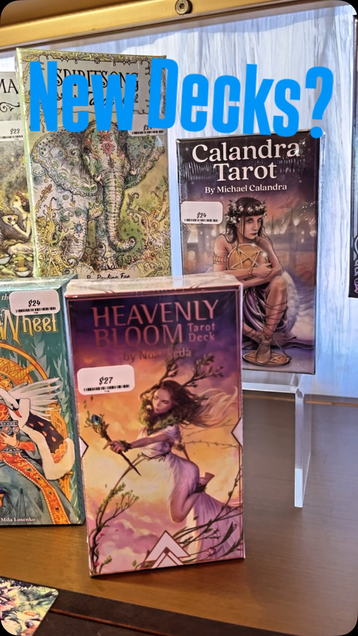 A fresh look and fresh energy in the shop! ✨
We’ve reorganized a few spaces, including our Tarot & Oracle deck collection—come by and see what catches your eye.
A quick reminder on our monthly specials:
Ending soon: August sale on all Sage & Incense 🌿
Starting next: September sale on Crystal Spheres 🔮
Stop in this week to grab your favorites before the shift!