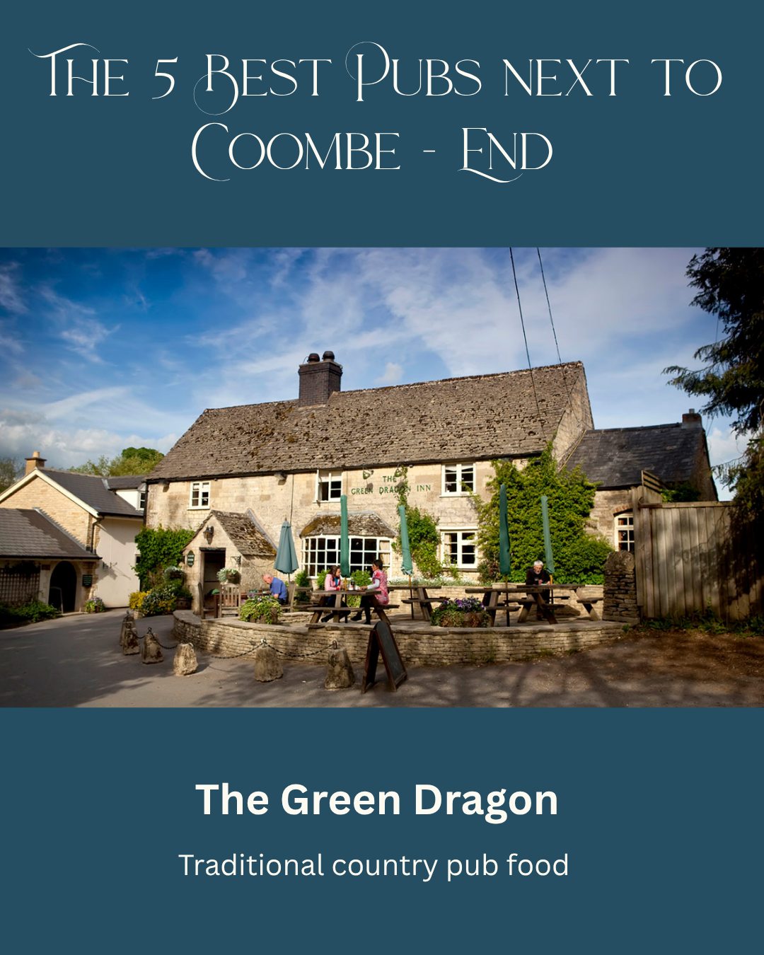 The 5 best pubs around Coombe End. Let us know if you think we are missing any?