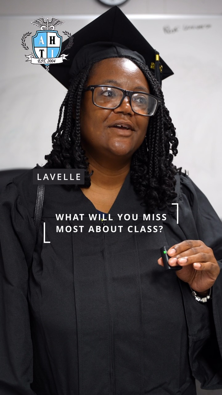 🎓 Graduation Day with Lavelle! 💙
When asked what she’ll miss the most, Lavelle’s answer was simple: her classmates. 🥹
The friendships, support, and memories made along the way are such a special part of the journey at ACE Healthcare Training Institute. Congratulations, Lavelle! We’re so proud to see you take this next step in your healthcare career. 🩺✨
Ready to start your own journey in healthcare? Visit our website to learn more about our programs and upcoming classes!
#ACEHealthcareTrainingInstitute #HealthcareTraining #CNAStudents #HealthcareCareers #graduationday