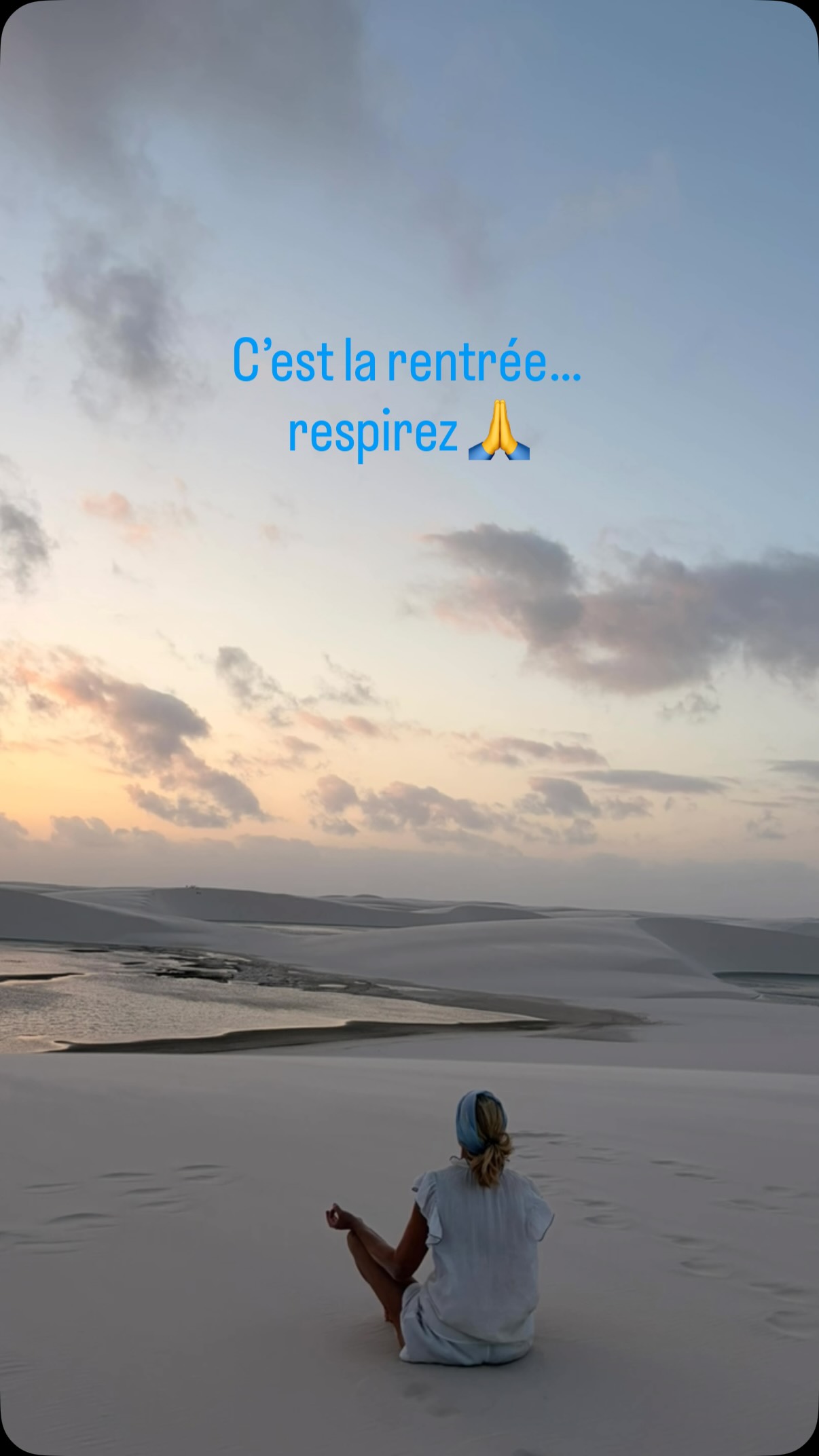 C’est la rentrée…
respirez 🙏