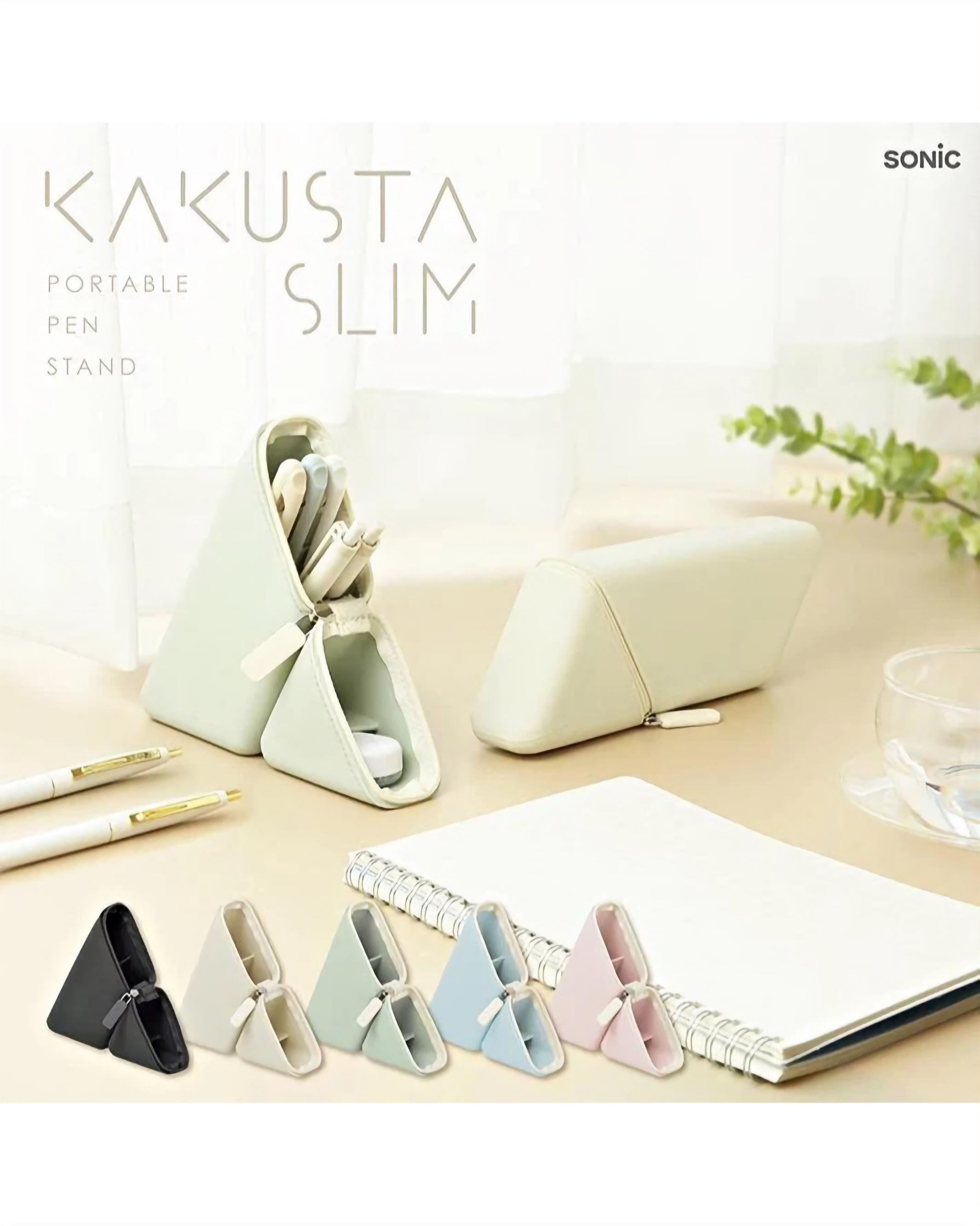✏️ Your pen stand, wherever you go! ✨
Meet the Sonic Kakusta Portable Pen Stand – Slim 🇯🇵 — a clever stationery essential that turns from a slim case into a handy pen stand in seconds.
Perfect for your desk, classroom, library, or café, it keeps your favourite pens upright and easy to reach while taking up minimal space. 📚☕️
Size: approx. W8 x H20.5 x D4.4mm
Material: Silicone, magnet
Brand Origin: Japan🇯🇵 (Sonic, Japan)
💡 Why you’ll love it:
• Converts from a slim pencil case into a desktop pen stand
• Magnetic folding design for quick setup
• 60° angled divider keeps pens organised and easy to access
• Slim, space-saving design ideal for commuting
• Dedicated pocket for small accessories
• Soft-touch silicone exterior that’s easy to clean
• Stable triangular stand suitable for compact desks
• Perfect for school, university, office and remote working
From pencil case to pen stand — one clever little stationery companion! ✨
🚚 Free UK shipping on orders over £50
🎉 Use code FIRSTORDER for 5% off your first order
🔗 www.cravelholic.com (link in bio)
#cravelholic_stationery #stationeryuk #ukstationeryshop #PenStand #DeskSetup