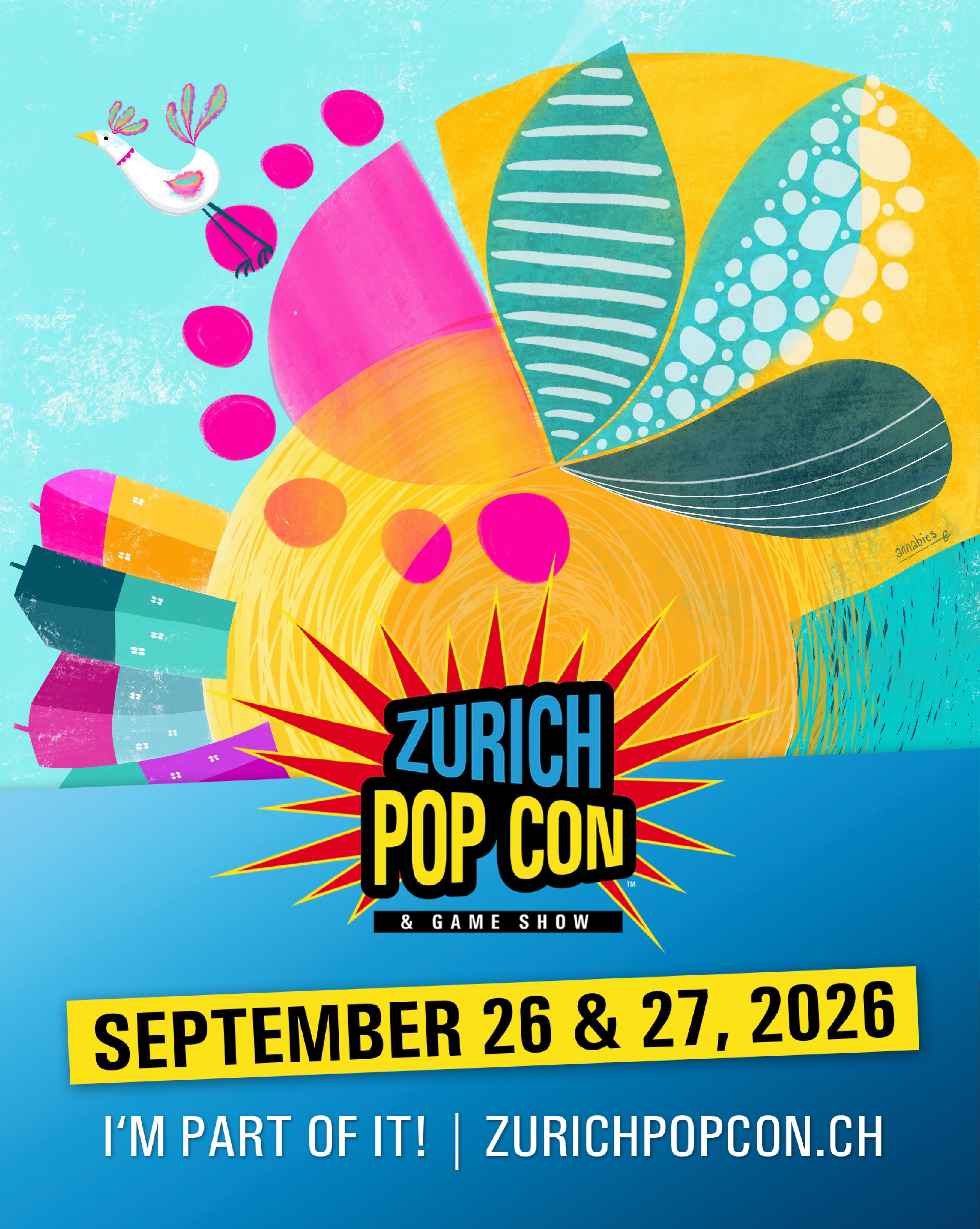 Zürich Pop Con is just around the corner!
I’ll be there with my trusty old prints and some shiny new ones—fingers crossed they’re as exciting for you as they are for me! 🥰
September 26 & 27, Zürich Messe
#zurichpopcon2026 #annabies #hungarianartist