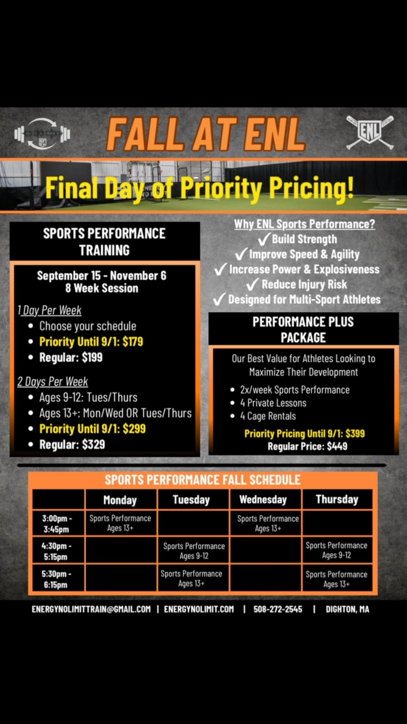 Last day to get discounted pricing on Fall!
https://app.upperhand.io/customers/2200-energy-no-limit/events