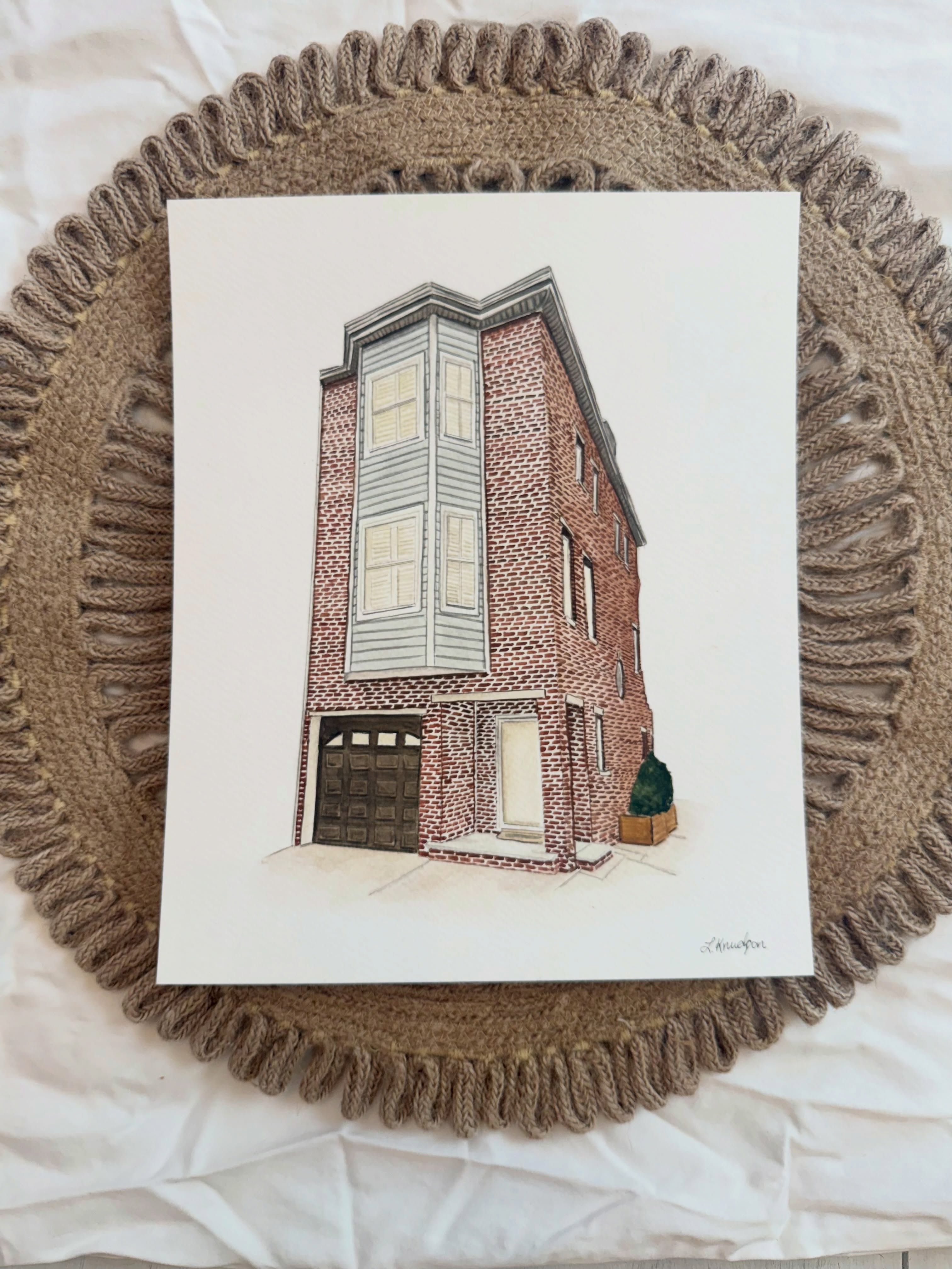 We 🫶🏻 a beautiful townhome! 🏠
This was such a special piece to create because it was for on of my best friends and her husband! Congratulations to the both of you, and may you continue to fill your home with happiness and health! ♥️✨
Interested in having a Custom House Portrait? Head to the link in our bio to order yours today! 📍
•
•
•
@bristlesanddesign
@krishnapandya
@pdormish
#watercolor #houseportrait #firsthome #customhouseportrait #watercolorartist