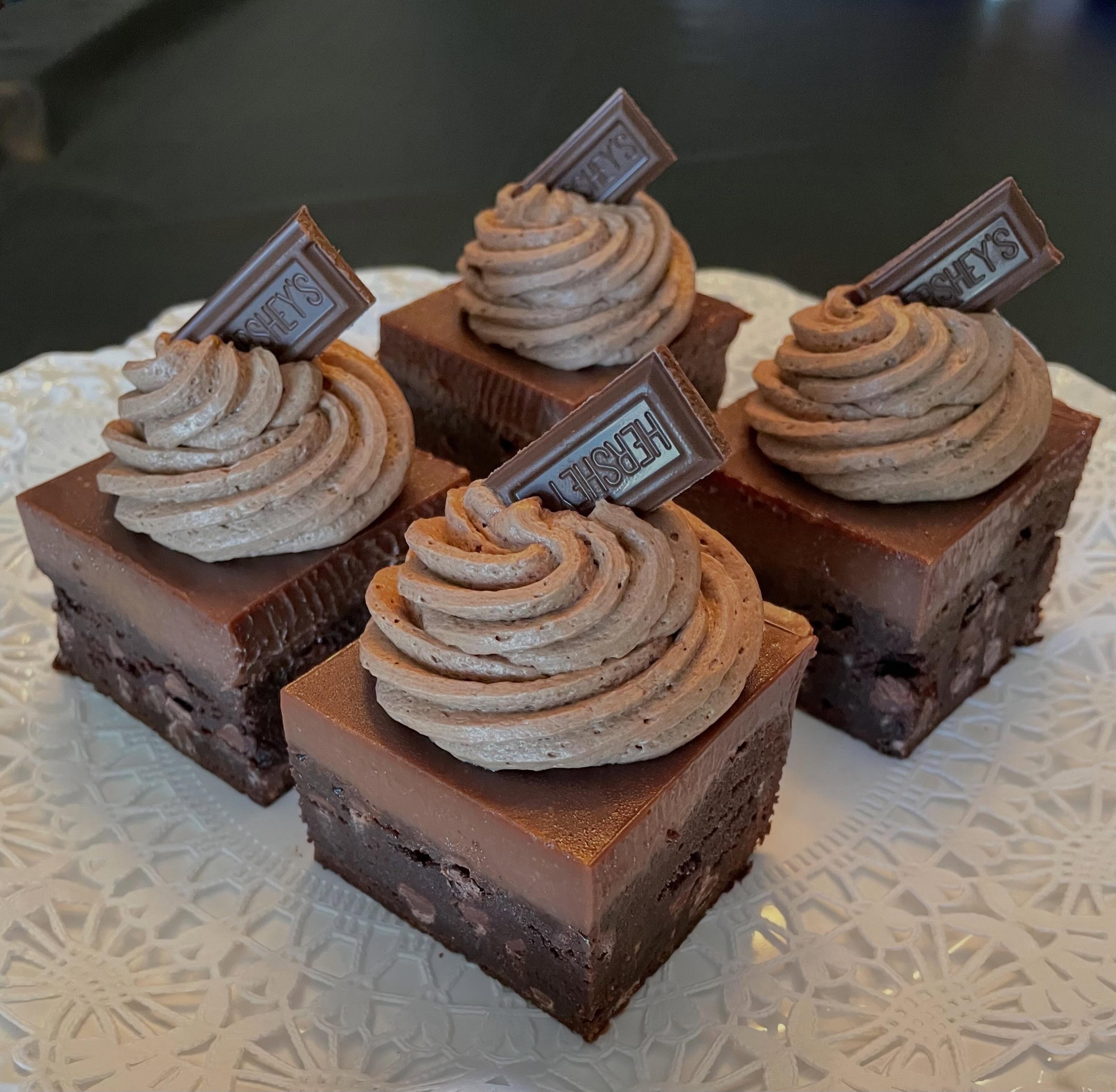 Death by Chocolate brownies. @pinestreeteatstx