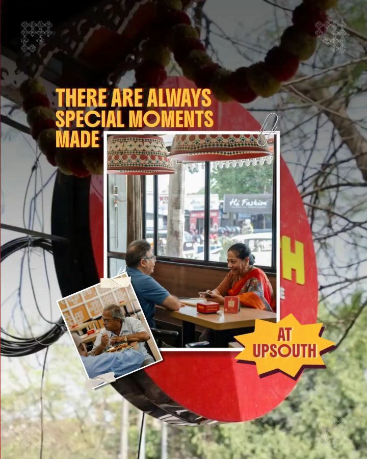 Special moments are made at UpSouth. ❤️
From comforting South Indian favourites to tables filled with laughter, every meal is made for moments worth remembering. ✨
(UpSouth , South Indian Food , South Indian Restaurant Comfort Food , Food & Family )