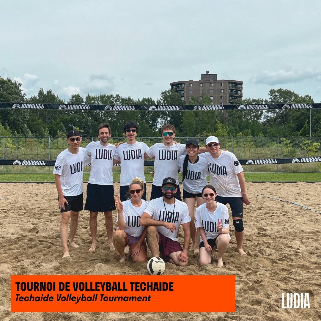 Le 20 août dernier, quelques Ludien.ne.s ont troqué leurs ordinateurs pour le sable à l’occasion du tournoi de volleyball de TechAide ! 🏐
Une journée sous le soleil, remplie de compétition amicale et d’esprit d’équipe, le tout au profit d’une belle cause.
C’est toujours un plaisir de sortir du studio, de bouger un peu et de passer du temps ensemble en dehors du travail.
#LudiaLife #TeamLudia #TechAide #BeachVolleyball #MontrealTech