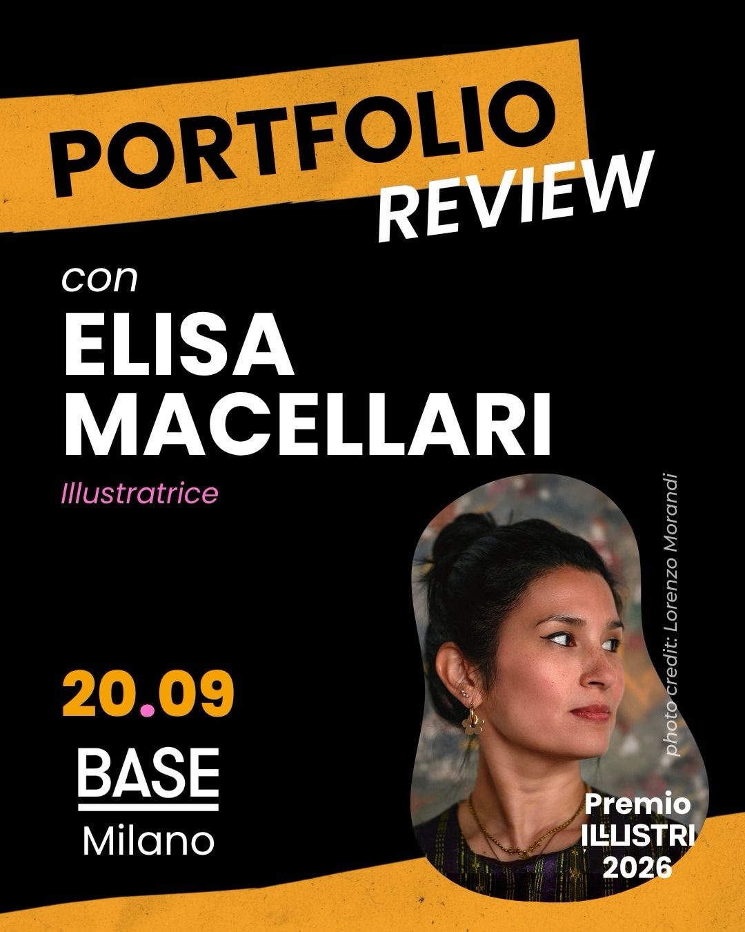 La giornata del 20 settembre inizierà con il più classico e richiesto degli appuntamenti: le portfolio review!
Avremo con noi cinque professionisti del mondo dell’illustrazione e del design che saranno a disposizione per ascoltarvi, darvi consigli, suggerimenti e feedback costruttivi sul vostro portfolio: @elisamacellari @francescoporoli @marcellapeluffo @davidemottes e @_chiacchio_ ✏️
ℹ️ Le portfolio review sono gratuite su prenotazione ma sono rimasti pochissimi posti (come vi diciamo sempre, essere iscritti alla newsletter ha dei vantaggi!), ma in caso di prenotazioni annullate vi avviseremo subito nelle storie!
🏆 Premio Illustri 2026
📆 Domenica 20 settembre 2026
📍 @base_milano
#premioillustri2026 #illustration #portfolioreview