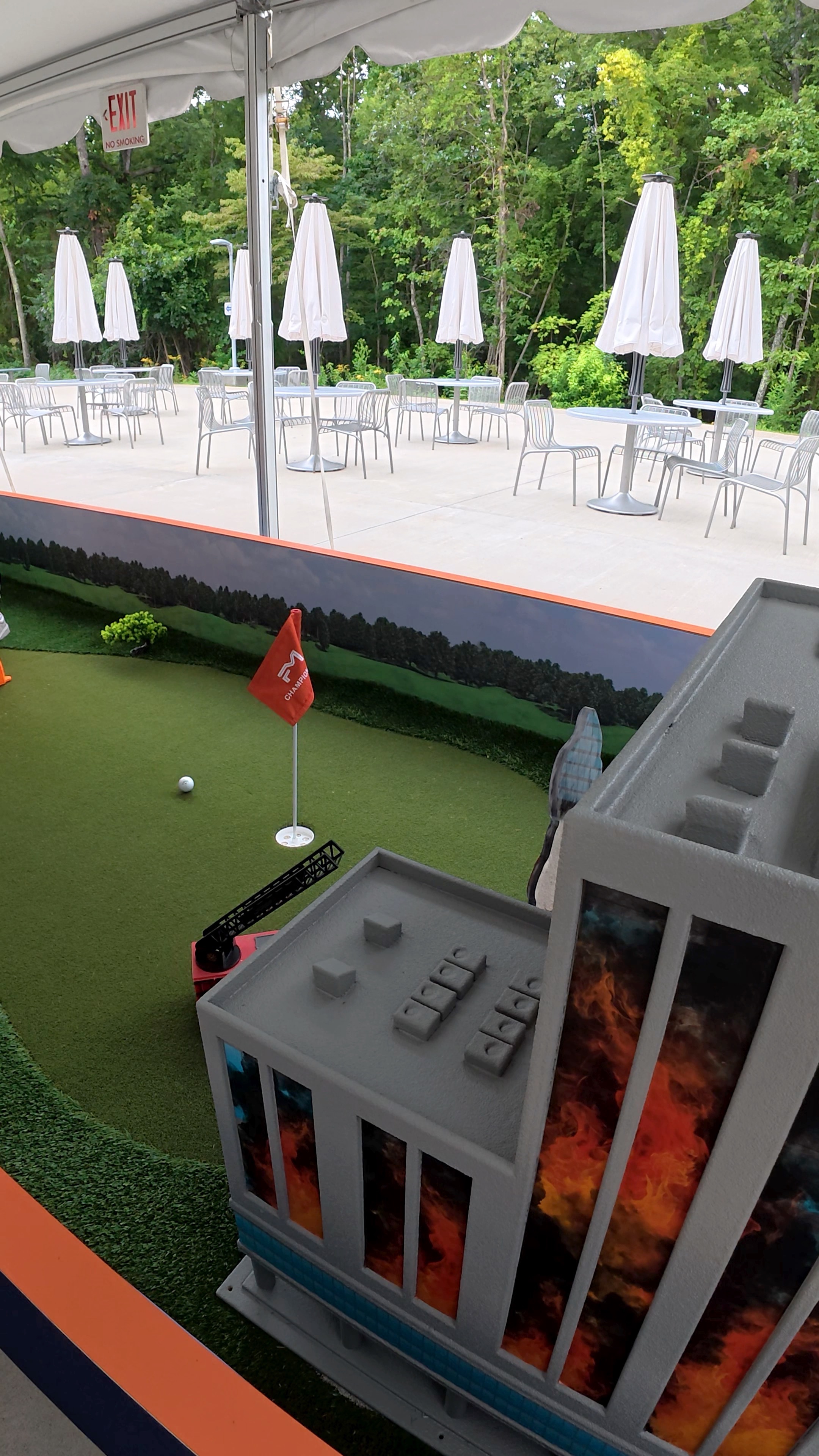 We’ve taken putting to a whole new level ⛳️
The Provision Events team is on site at the @fmchamp, delivering two standout fan experiences: a bespoke 9-hole Resilience Putting Challenge and a Long Putt Challenge.
Packed with detail and built around FM’s world, the putting course takes players through everything from wind turbines and logistics routes to data centres and flood zones.
Plenty to put fans to the test this week 👀
#ProvisionEvents #FMChampionship #Golf #FanExperience #SportsActivation