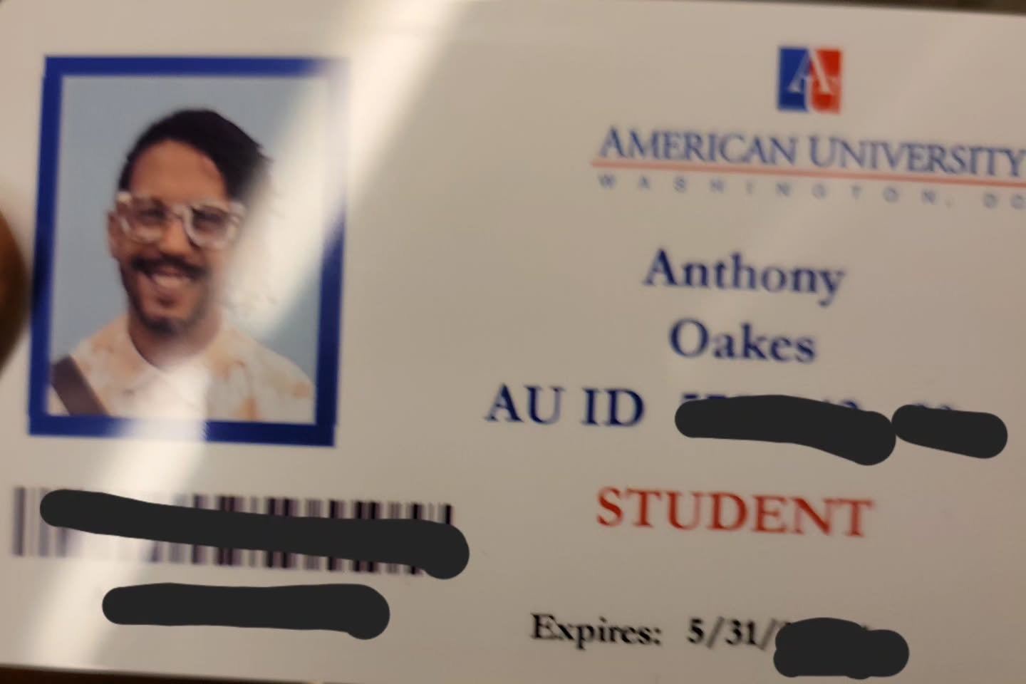 I start my Masters today at American. I'm so excited.