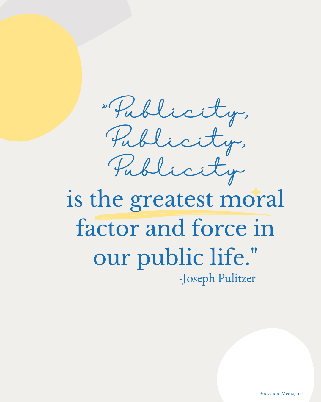 Visibility is everything.
#PublicRelations #PR #Publicity