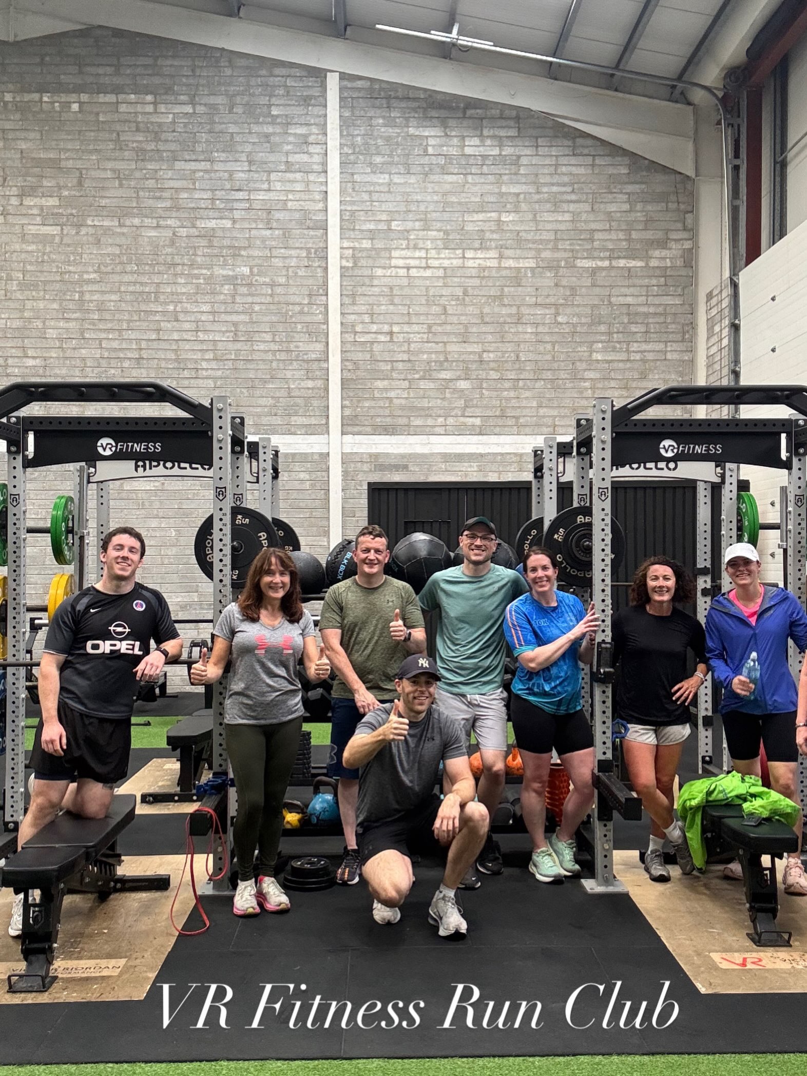 VR Fitness Run Club ✅ Great morning for it ☔️ Well done to everyone this morning 💪