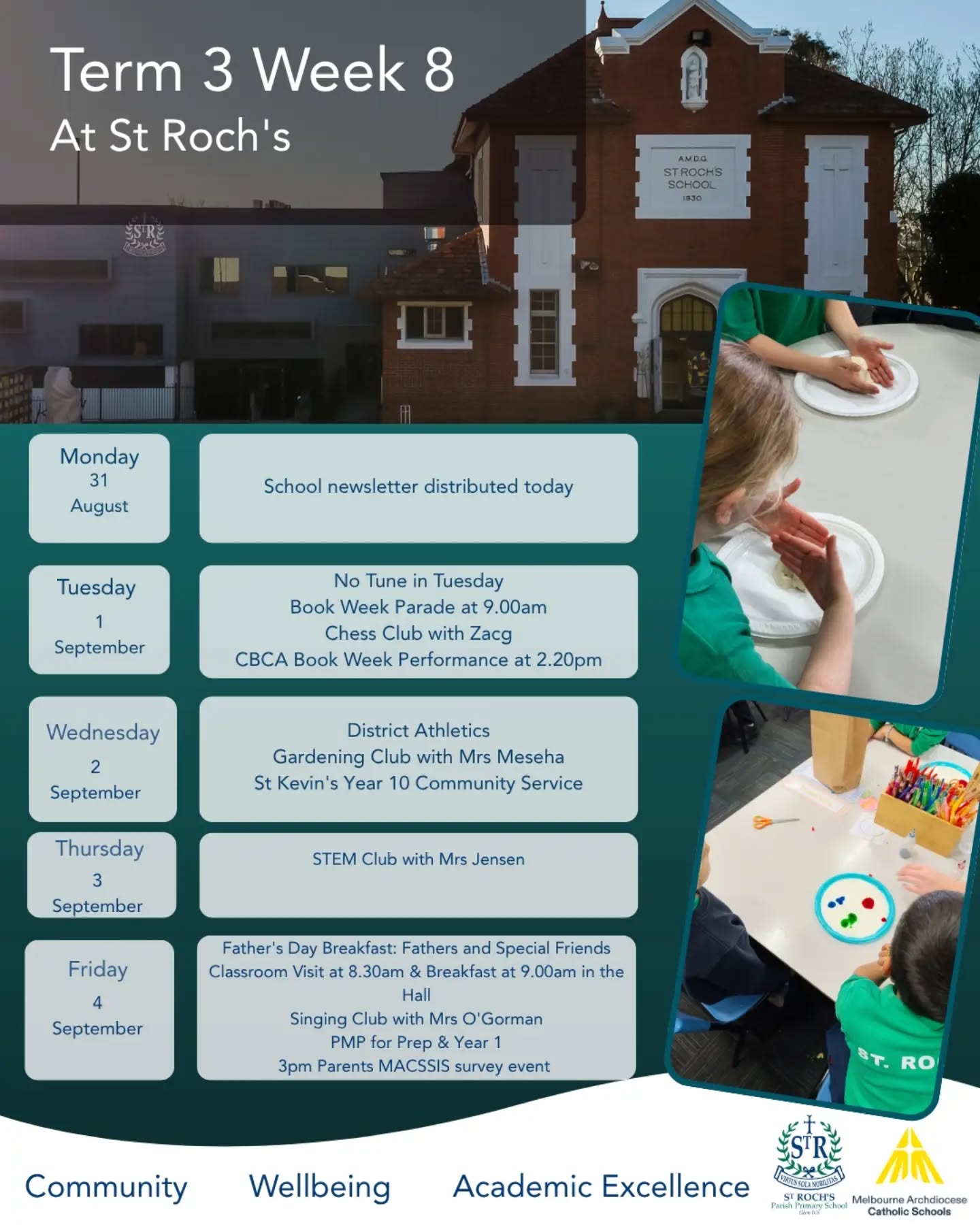 This week at St Roch's!