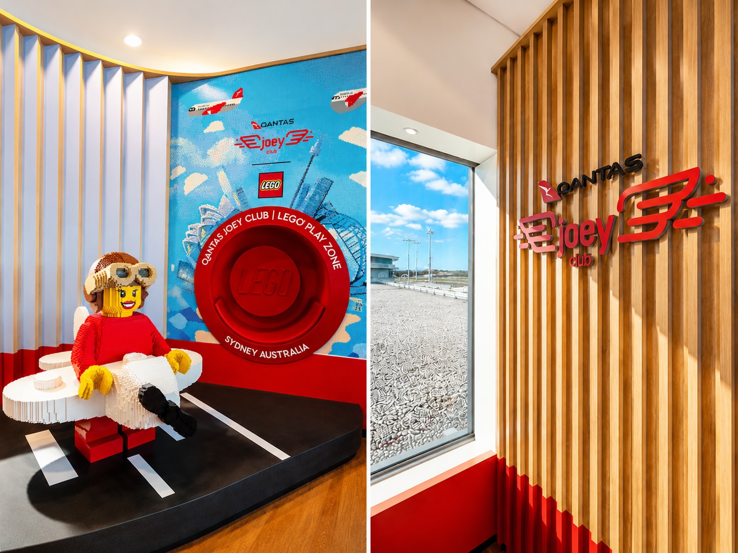 A special feature of the Qantas Joey Club — the LEGO wall was designed and brought to life by The Brickman team, creating a uniquely Australian backdrop for the LEGO Play Zone.
A fun finishing touch to a project we’re proud to have delivered at Sydney Airport.
#Proline #ProlineBuilding #Qantas #TheBrickman #SydneyAirport