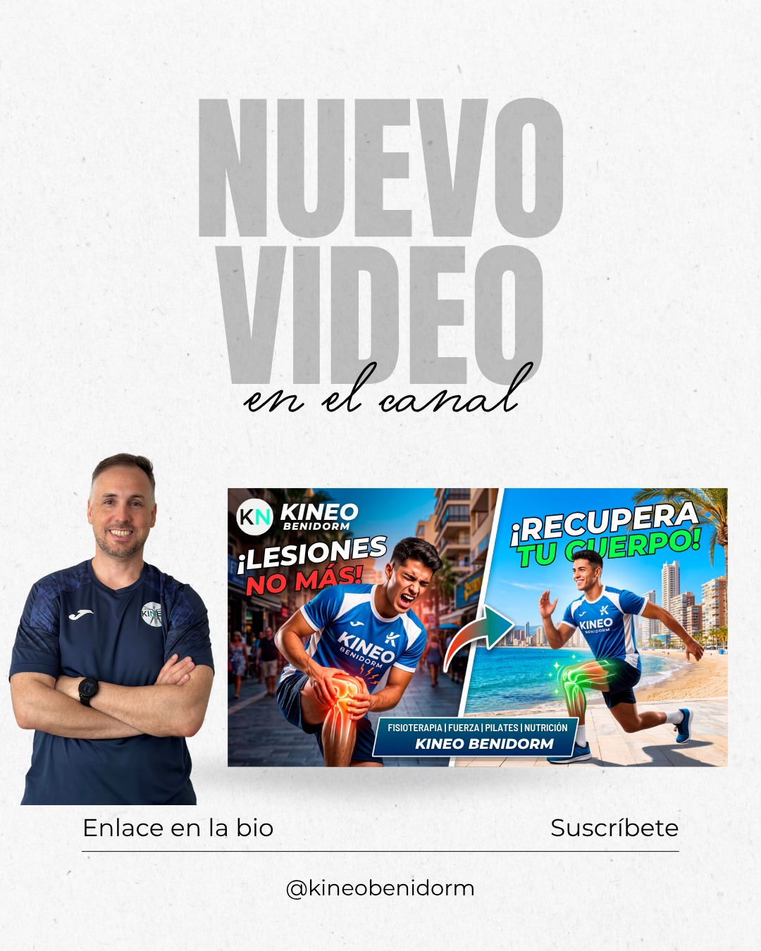 ¿Sabías que "hacerte daño" y "hacer ejercicio" no son cosas opuestas? 🤯
La diferencia entre entrenar y lesionarte no está en el movimiento en sí — está en el equilibrio entre lo que le pides a tu cuerpo y lo que tu cuerpo puede darte en ese momento.
En el nuevo vídeo te explico el concepto de la Envoltura de la Función: por qué la misma actividad puede fortalecerte un día y lesionarte otro, y qué puedes hacer para ampliar tu margen antes de que llegue el problema.
🎥 Vídeo completo → link en bio
Y aquí: https://youtu.be/5rYQeVB8RPM?si=npsZqLKT7J6-Qstg
💬 Cuéntame: ¿alguna vez te has lesionado haciendo algo que "siempre habías hecho sin problema"? Puede que la respuesta esté en este vídeo.
#Fisioterapia #KineoBenidorm #Benidorm #SaludyBienestar #PrevenciónDeLesiones #FisioterapiaBenidorm #EjercicioTerapéutico #Fisio
