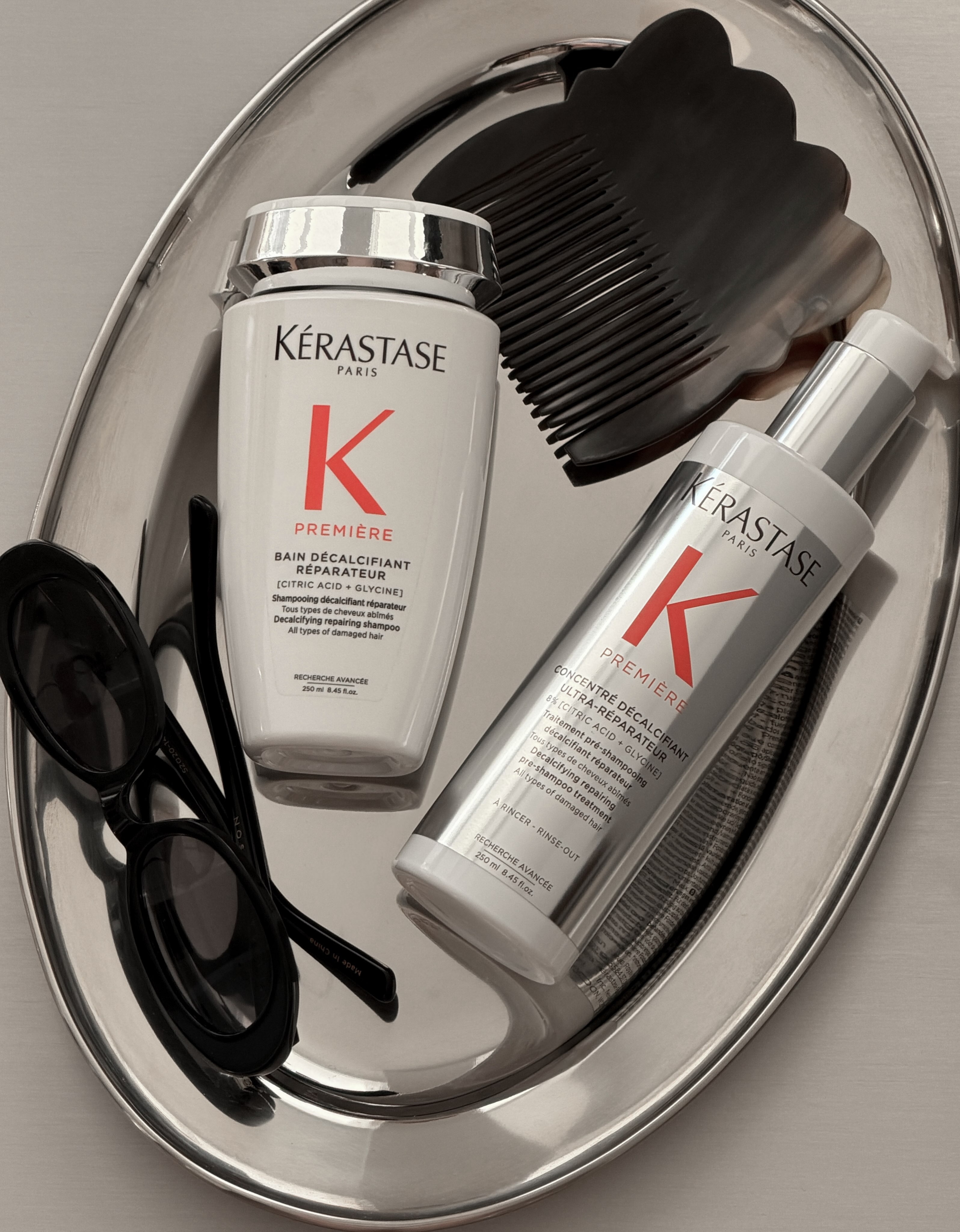 Decalcify, repair, and restore your hair’s original strength with Première. Layer the Concentré Décalcifiant Ultra-Réparateur pre-shampoo with the Bain Décalcifiant Réparateur for hair that feels radically renewed and ultra-resilient. ✨ #bellnellabeauty
#Kerastase #Première #HairCare