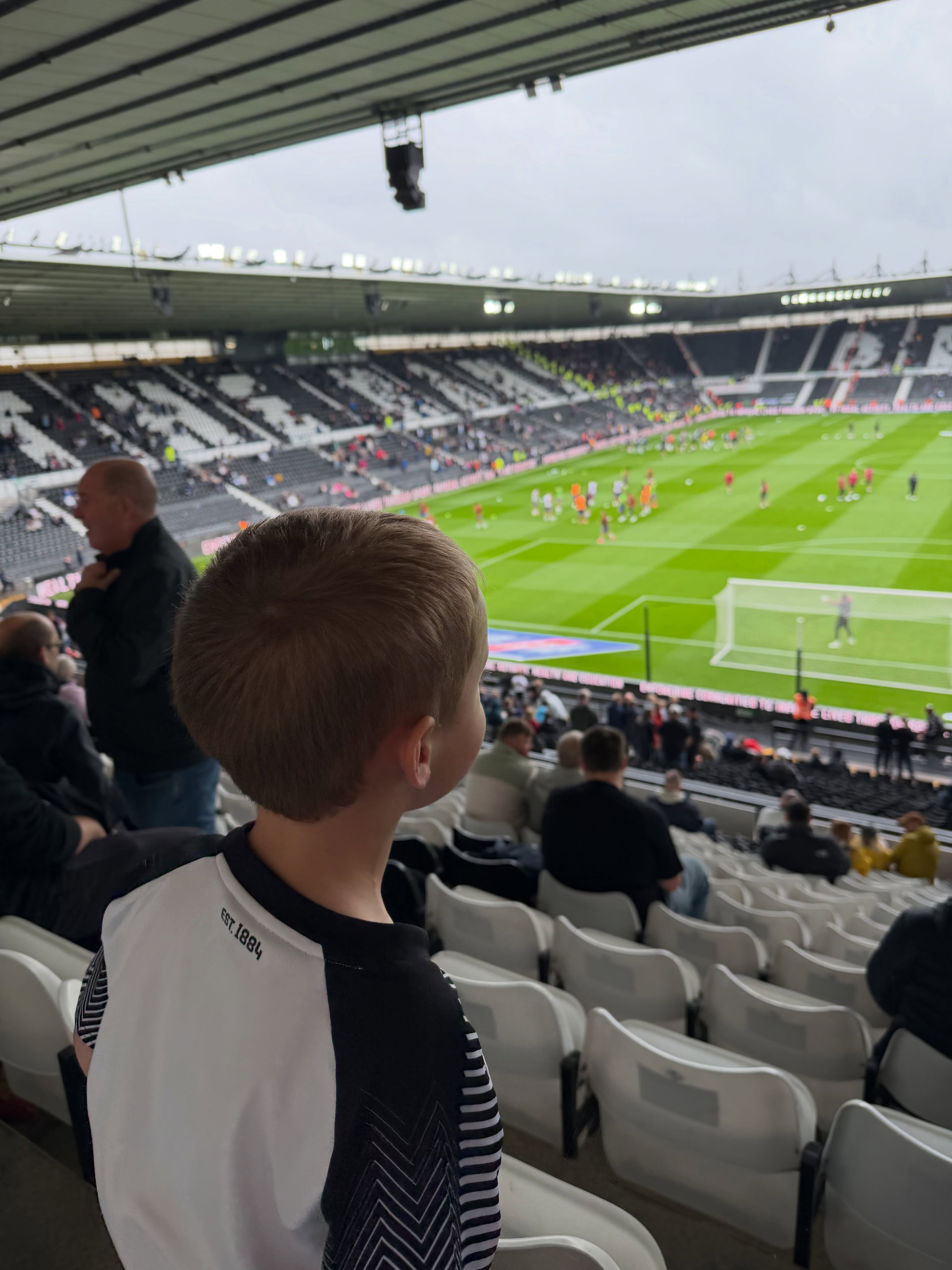 Took Lewie to his first #DCFC game yesterday…
His favourite bit was jumping in puddles and running in the rain.
Within two minutes of the game, Derby were losing.
Within five minutes he wanted his tablet.
Within 20 minutes and with Derby getting mullered, he said: ‘I don’t like football, daddy’
By half time, he said for the third time: ‘is it time to go home yet, daddy.’
Some - most - would say he had a better afternoon watching Hey Duggie for 88 minutes.
Welcome to the life of a Derby supporter, son. We rip the band aids off here. We’ll try again some other time.