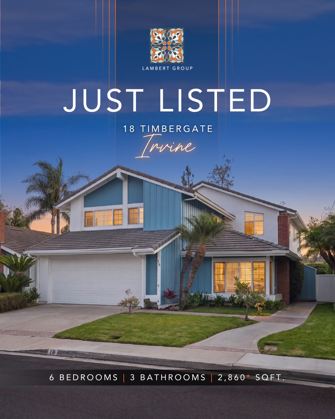 🏡 JUST LISTED IN IRVINE | $2,599,000
Welcome to 18 Timbergate, a spacious pool home tucked away on a quiet cul-de-sac in the Summerfield neighborhood of Woodbridge.
With 6 bedrooms, 3 bathrooms, and approximately 2,860 square feet, this home offers the space and flexibility that can be so hard to find in Irvine.
Step inside to soaring vaulted ceilings, abundant natural light, plantation shutters, fresh interior paint, and updated carpeting. French doors connect the living spaces to the backyard, while the generously sized family room overlooks your own private pool and spa retreat. 🌴💦
📍 18 Timbergate, Irvine
🛏️ 6 Bedrooms
🛁 3 Bathrooms
📐 2,860 SqFt*
🏊♀️ Private Pool + Spa
💰 Offered at $2,599,000
A cul-de-sac location, incredible space, and resort-style backyard living in Woodbridge. This one is definitely worth seeing in person. ✨
Contact me to schedule your private showing! 🔑
Audra Lambert | Realtor®
DRE 01909872
📞 (949) 697-2232
📧 audra@lambertgrouphomes.com
Capistrano Realty
DRE: 02172339, 02226265, 01700814, 02198691, 02206550
#justlisted #irvinerealestate #dreamhome #orangecountyrealestate #househunting
