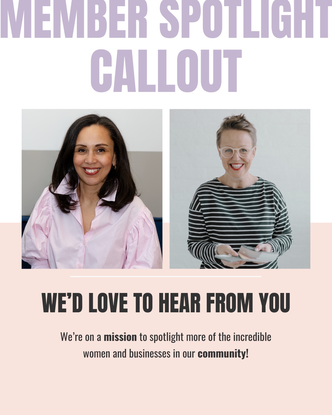 Behind every business is a story worth telling and we want to tell more of yours.
We're opening up our next round of community features and looking for female founders, creatives and business owners who'd love to share what they're building.
No matter if you're celebrating a win, launching something new, growing quietly behind the scenes or simply want more people to discover your business, we'd love to hear from you.
If that sounds like you, complete the application form via link in bio
Here's to giving great businesses the visibility they deserve 🤍