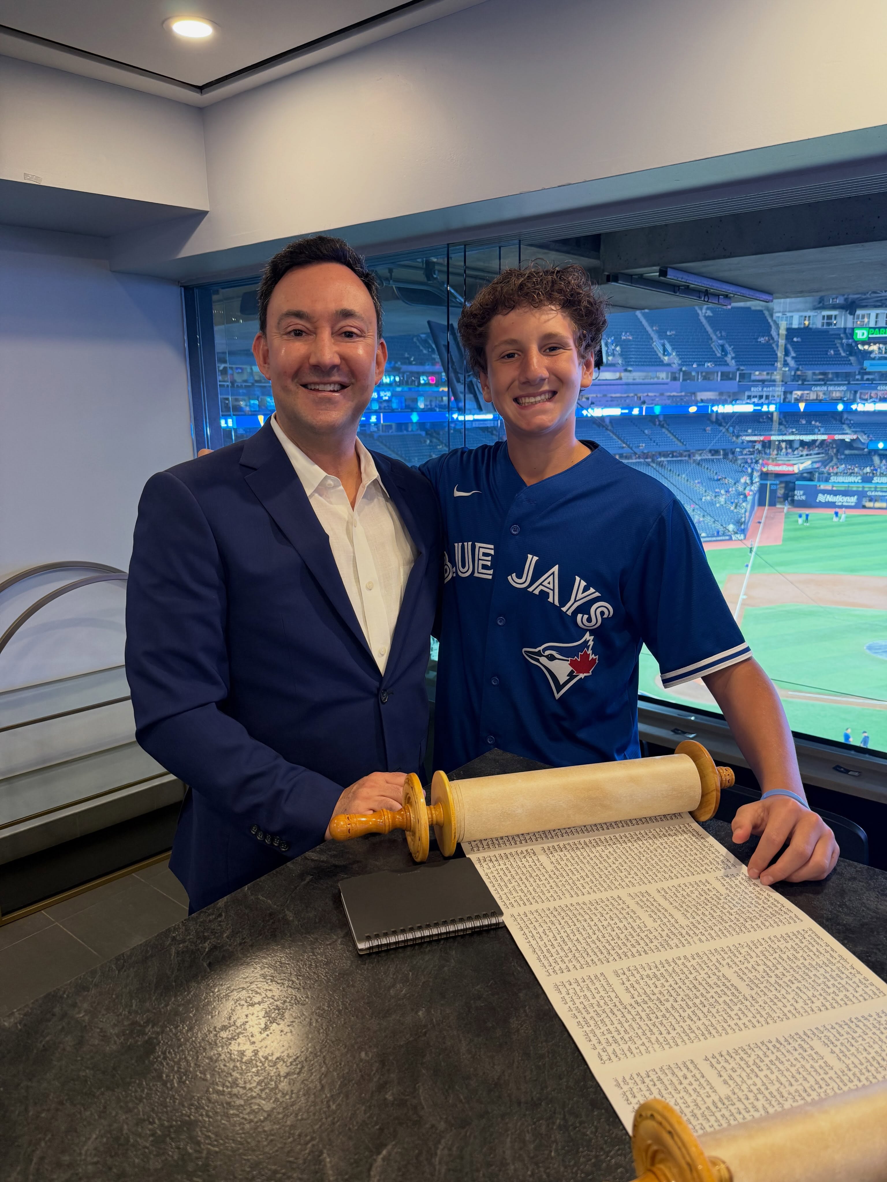 Blue Jays game bar mitzvah #bluejays #barmitzvah #birthday #celebration #family