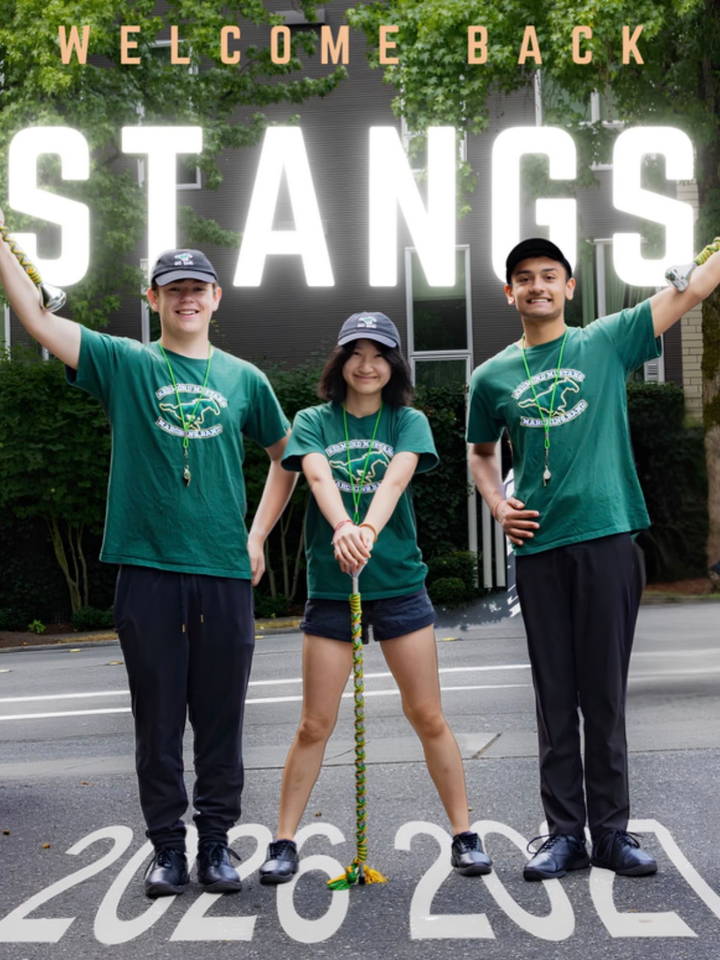 ⬇️READ BELOW⬇️
Welcome back Stangs to the 2026-2027 school year, here’s just a couple reminders for the first day of school!
🎺Bring band instruments to school every day this week!
🎶 All bands are in B103, the band room!
🚜 Please be mindful of the construction next door and the fantastic team working on improving our school!
See you all tomorrow and have a wonderful first day of school!
Go stangs!!!