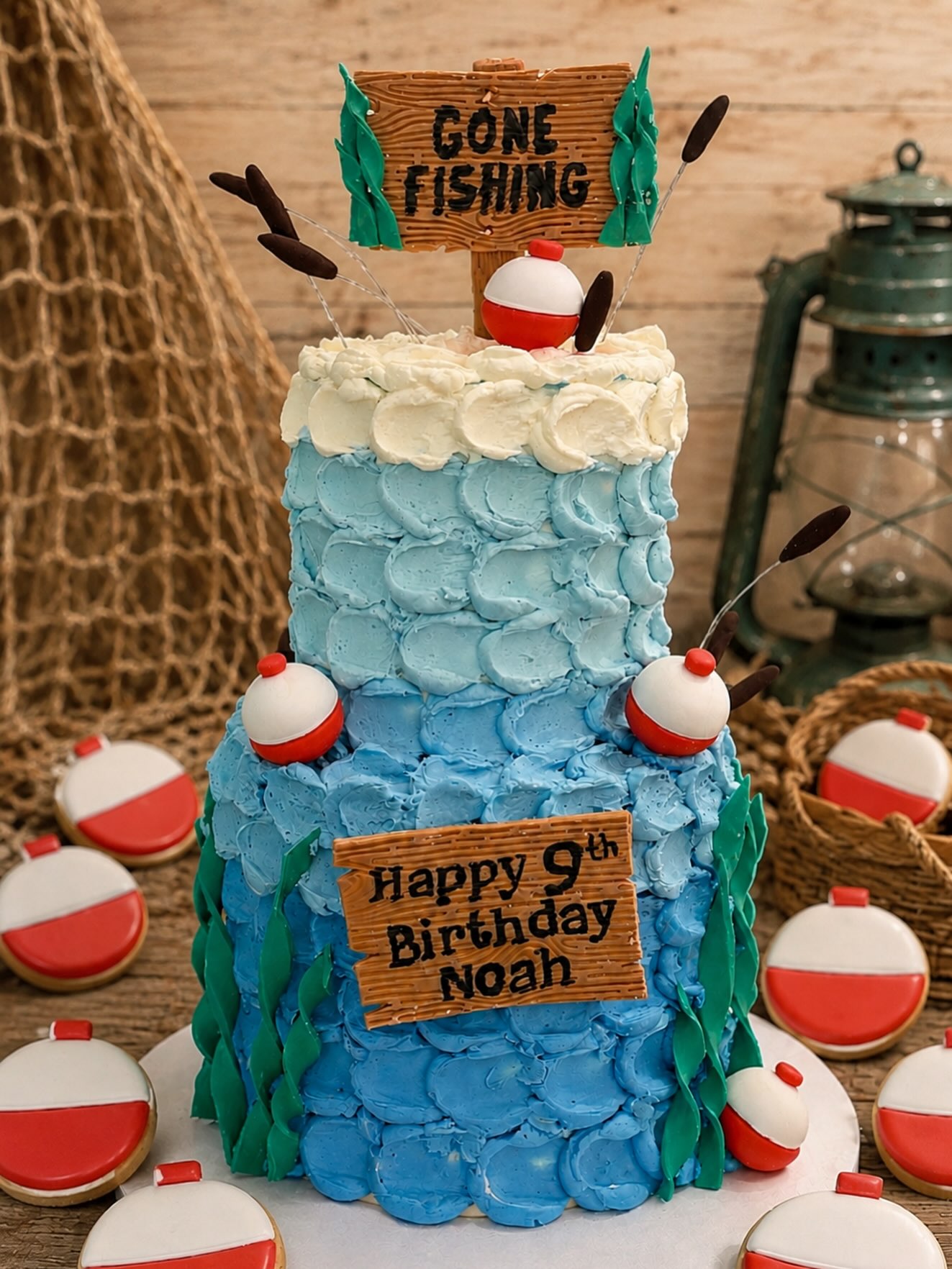 #fishing #customcake #birthdaycake #murielscakesandcookies
