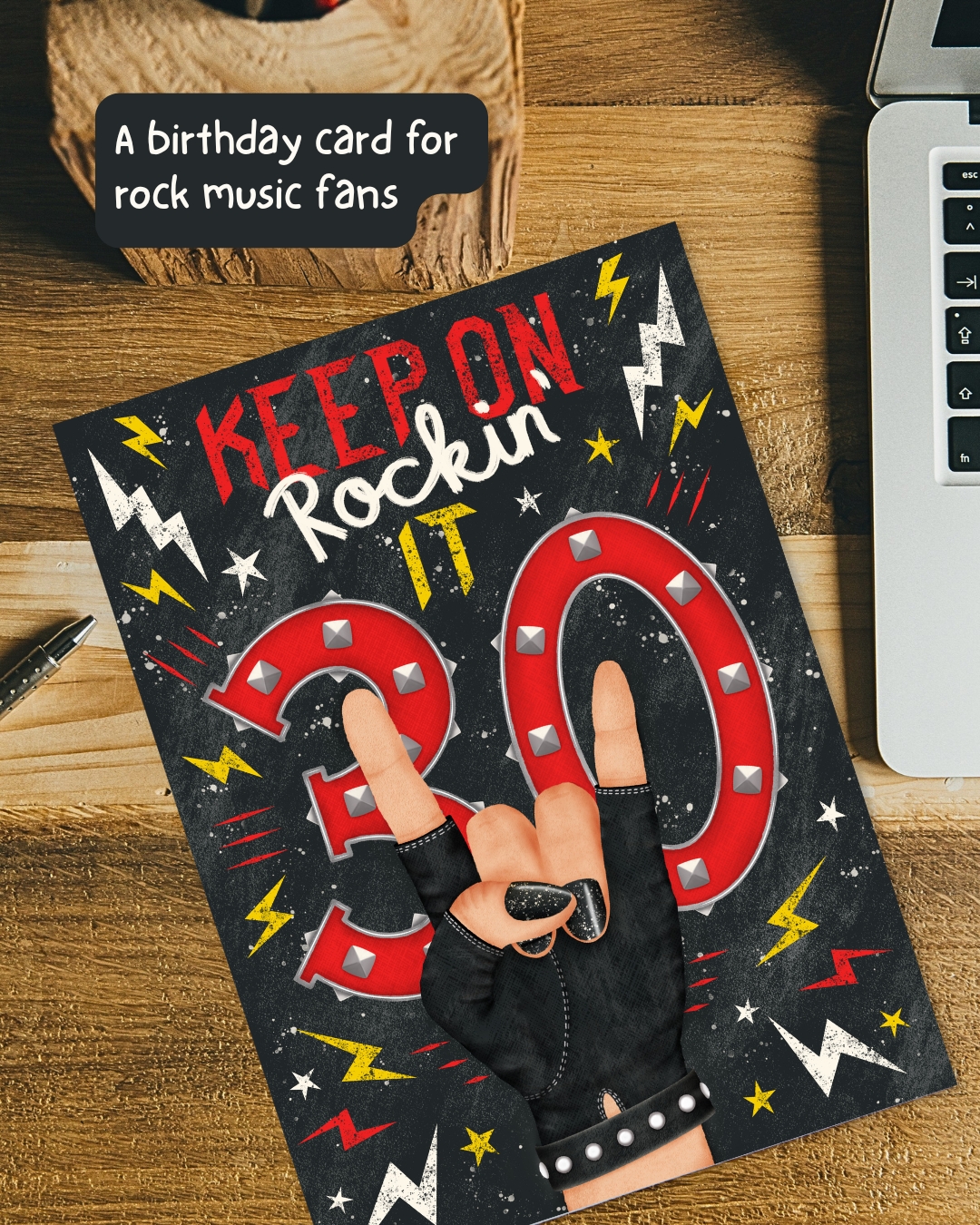 I love creating colorful and playful cards, but sometimes it’s fun to lean into a strong theme too. This rock-inspired birthday card was definitely a fun one to make.
#freelanceillustrator #artlicensing #birthday #rocknroll
