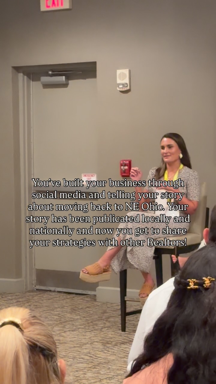 Every one of our agents chooses how to grow their business, and for Katie Madio it’s through connection and community.
So cool to see her sharing her strategies with other Realtors on a recent panel.
Proud of you Katie ✨💛