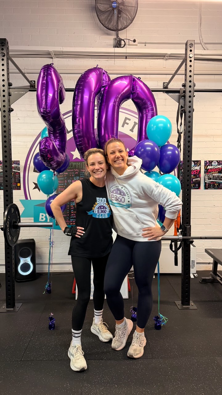 “🎉 500 CLASSES FOR OUR POCKET ROCKET NIKKI! 🚀💪
One of our E360 OGs, Nikki P is a HUGE part of this community. She has endless energy, is always up for a challenge and somehow manages to train 5–6 days a week while raising four young kids (the youngest two are TWINS!! 👯♂️ 🤯) AND working full time as a private banker. What a bloody legend!
But 500 classes celebrates more than fitness. It represents years of showing up, challenging herself, having a crack and being part of the fabric of this community.
Nikki, you are an absolute legend and we LOVE having your energy in the gym. 💛🎉
Drop a 🙌🏽🙌🏽 to Nikki to congratulate her on this awesome achievement!