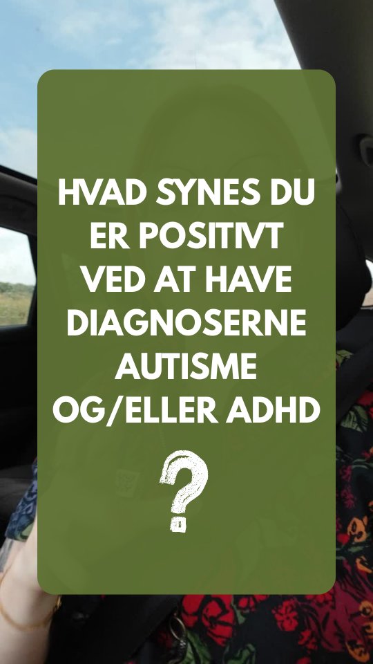Hvad synes DU er positivt ved at have diagnoserne autisme og/eller ADHD? 💖
Del dine tanker i kommentarfeltet eller via en privat besked, så tager vi det med i vores kommende foredrag!
#autismeungdom #neurodiversitet #fællesskab #foredrag