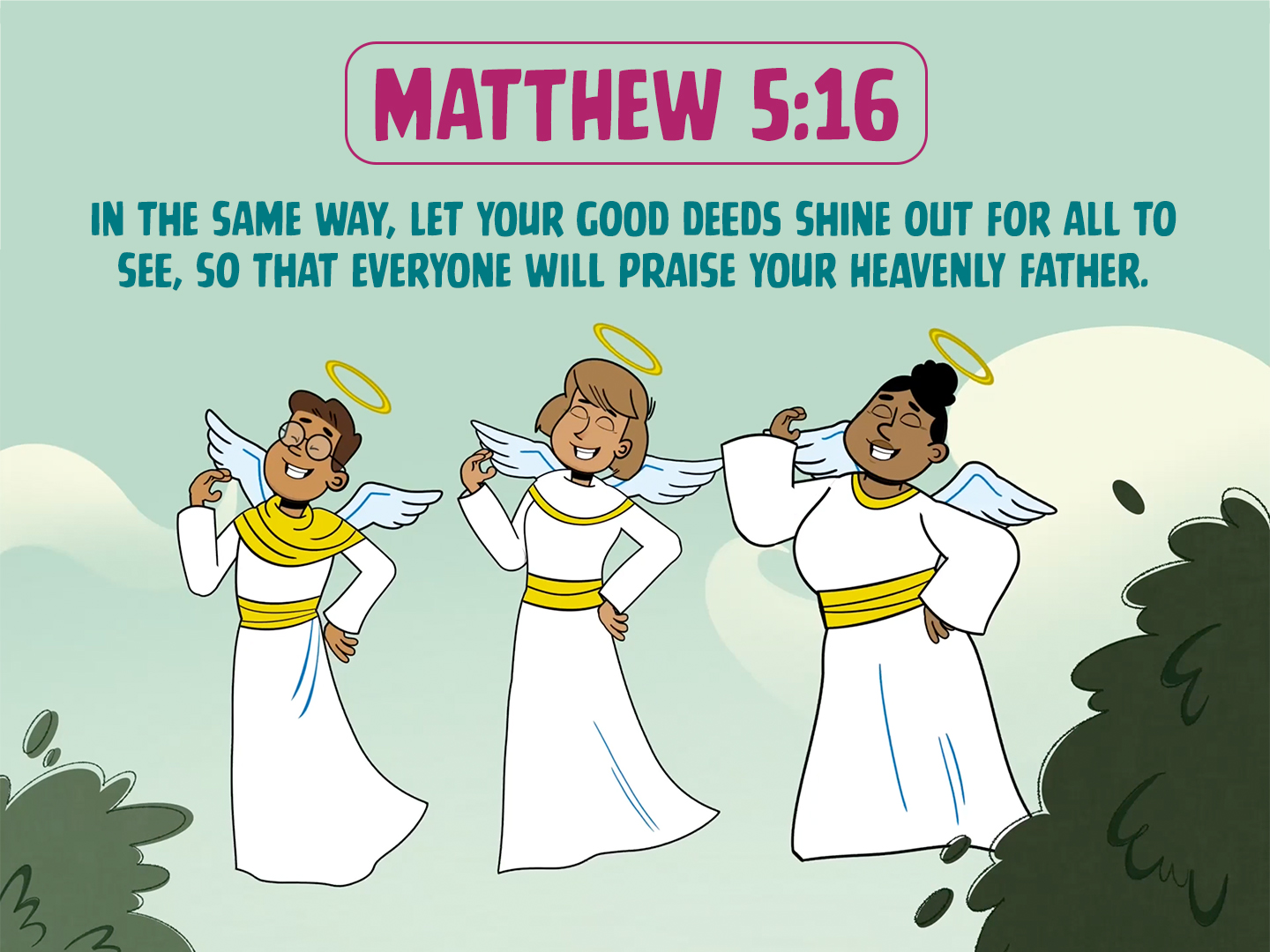 Let your light shine! The good we do can point others back to God and show His love in action.