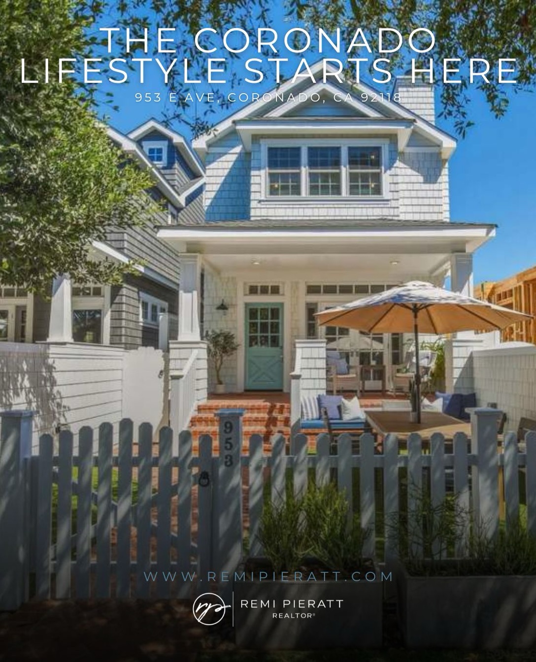There’s More to This Coronado Home. 🌴
🏡 OPEN HOUSE | SATURDAY, SEPTEMBER 19 | 1–3 PM
A stunning coastal retreat that captures the relaxed yet refined spirit of island living, with timeless character, modern comfort, and plenty of space to make it your own.
Inside, light-filled living spaces showcase high-end finishes, while the expansive basement offers something truly special for Coronado: a versatile third-bedroom suite with endless possibilities. Think guest space, media room, private gym, or an inviting lounge for entertaining.
Upstairs, the versatile loft features a quiet balcony, creating the perfect spot to unwind and enjoy beautiful Coronado sunsets.
And the location? Just moments from iconic Orange Avenue, local dining and shopping, and Coronado’s world-class beaches.
Come see this Coronado Classic for yourself this Saturday.
💙 Remi Pieratt | Compass
🌴 Local Realtor • Neighbor • Community Enthusiast
📞 619.972.7364
🖋 Compass | DRE 01764378
✉ remi.pieratt@compass.com
#CoronadoRealEstate #CoronadoHomes #CoronadoRealtor #CoronadoLifestyle #SanDiegoRealEstate
