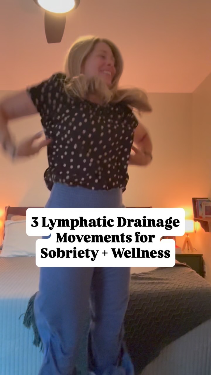 *4* Movements your lymphatic system loves 💃🏼
Gentle bouncing, twisting, walking and deep breathing can help get lymph fluid moving, support circulation, reduce puffiness and leave you feeling more awake and connected to your body ❤️
Alcohol can affect fluid balance, and gentle movement may help your body manage excess interstitial fluid.
Best bet for best health? Reduce or eliminate alcohol all together and you’ll be able to stay consistent with practices like this that keep you feeling regulated + light 💫
#sobriety #recoverytools #somatichealing #lymphaticmovement #healingjourney