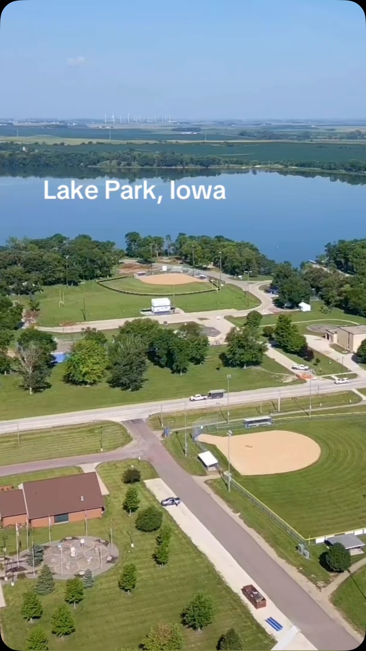 The answer to yesterday’s what Iowa town: Lake Park, Iowa