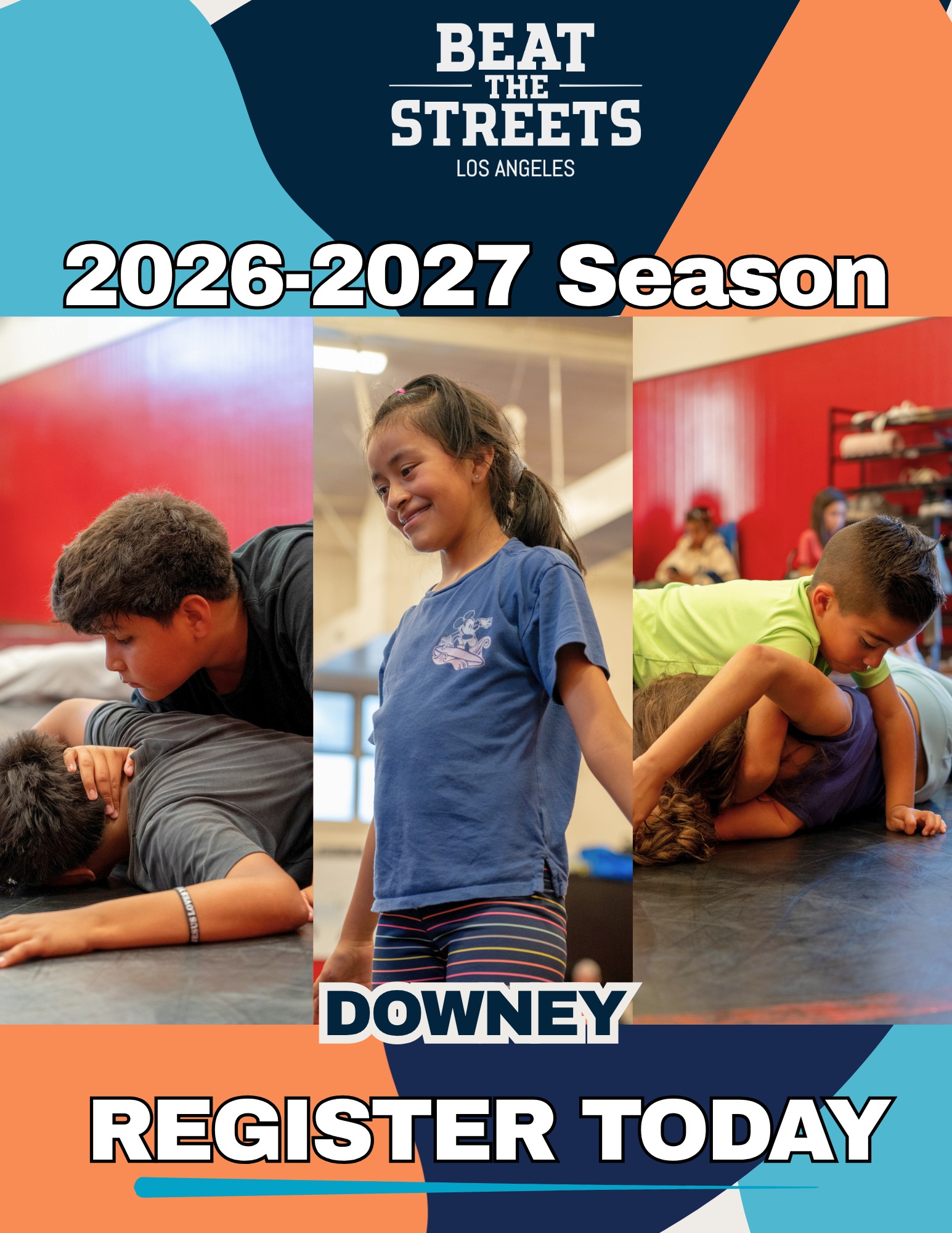 Looking for a free wrestling program near Downey?
Beat the Streets LA is launching at Downey High School this fall! Open to youth ages 5–18; all experience levels welcome.
📍 Downey High School, 11040 Brookshire Ave, Downey, CA 90241
📅 Tuesdays & Thursdays
⏰ 6:30–7:30 p.m.
Practice starts Thursday, October 1.
Register to participate in our Downey program by using the link in our bio.
Not from the Downey area?
We have 12 community programs throughout LA. Swipe to find a free wrestling club near you!
#Downey #BTSLA #YouthWrestling #BeattheStreetsWrestling #Wrestling