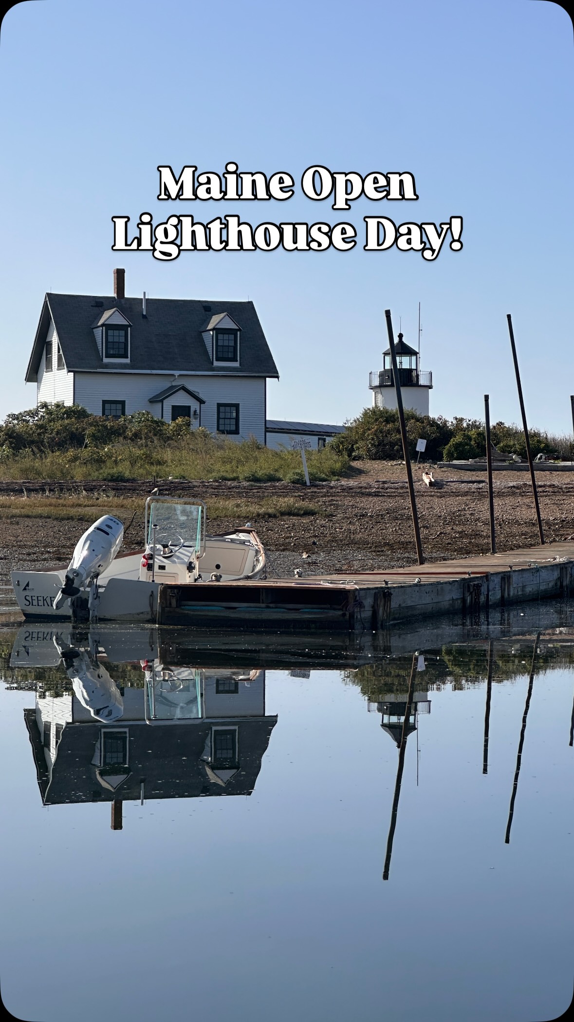 ACT 🤝 KCT
Today is Maine Open Lighthouse day! Grab a seaworthy vessel of your choice and head over to @goatislandlightstation for a picnic and the best view in town!
Thank you lighthouse keeper Nick for a fun morning!
#kennebunkport #mainelighthouses #goatisland