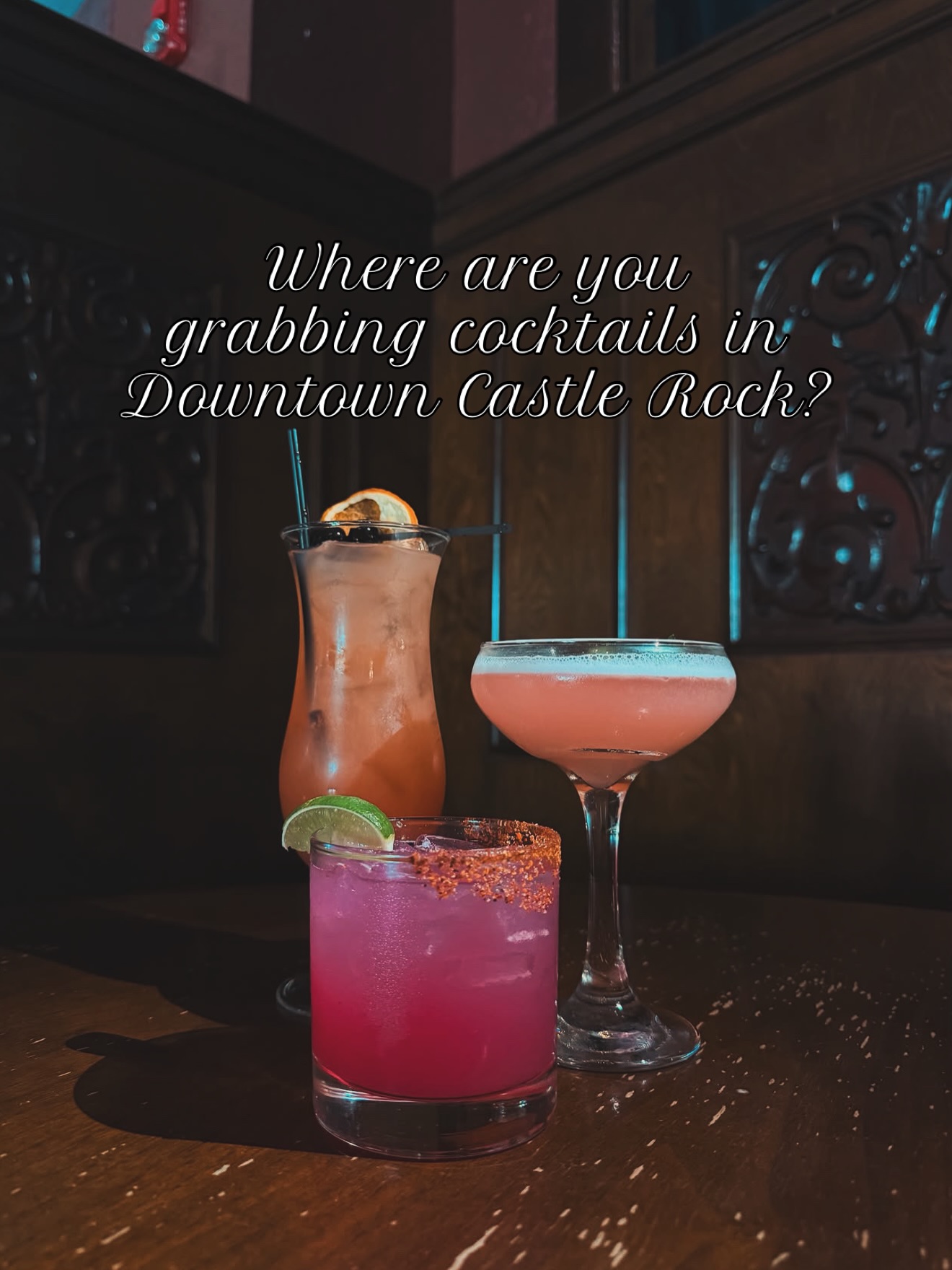 Whether youโre looking for an inspired cocktail, a fruity mocktail, or a classic in a highball, Downtown Castle Rock has several watering holes to match your vibe and flavor ๐น
We know all the places you can grab a beverage, but we want to hear from you! ๐ท
Tell us your favorite spot to grab a cocktail in Downtown Castle Rockโฆyou may inspire someone else, or just MAYBE youโll win a giftcard to a spot of your choice ๐ฅ
To enter:
๐ฅ Simply comment your favorite Downtown Castle Rock spot to grab a beverage
๐ฅค No purchase necessary, simply comment!
One winner will be chosen on Tuesday, 9/8/2026 at random. Winner must notify DTCR of restaurant selection choice prior to picking up the prize. Giftcard can be picked up by the winner at the Downtown Castle Rock offices following the announcement (in downtown Castle Rock!). Giveaway winner only chosen on Instagram.
#downtowncastlerock #crco #castlerockcolorado