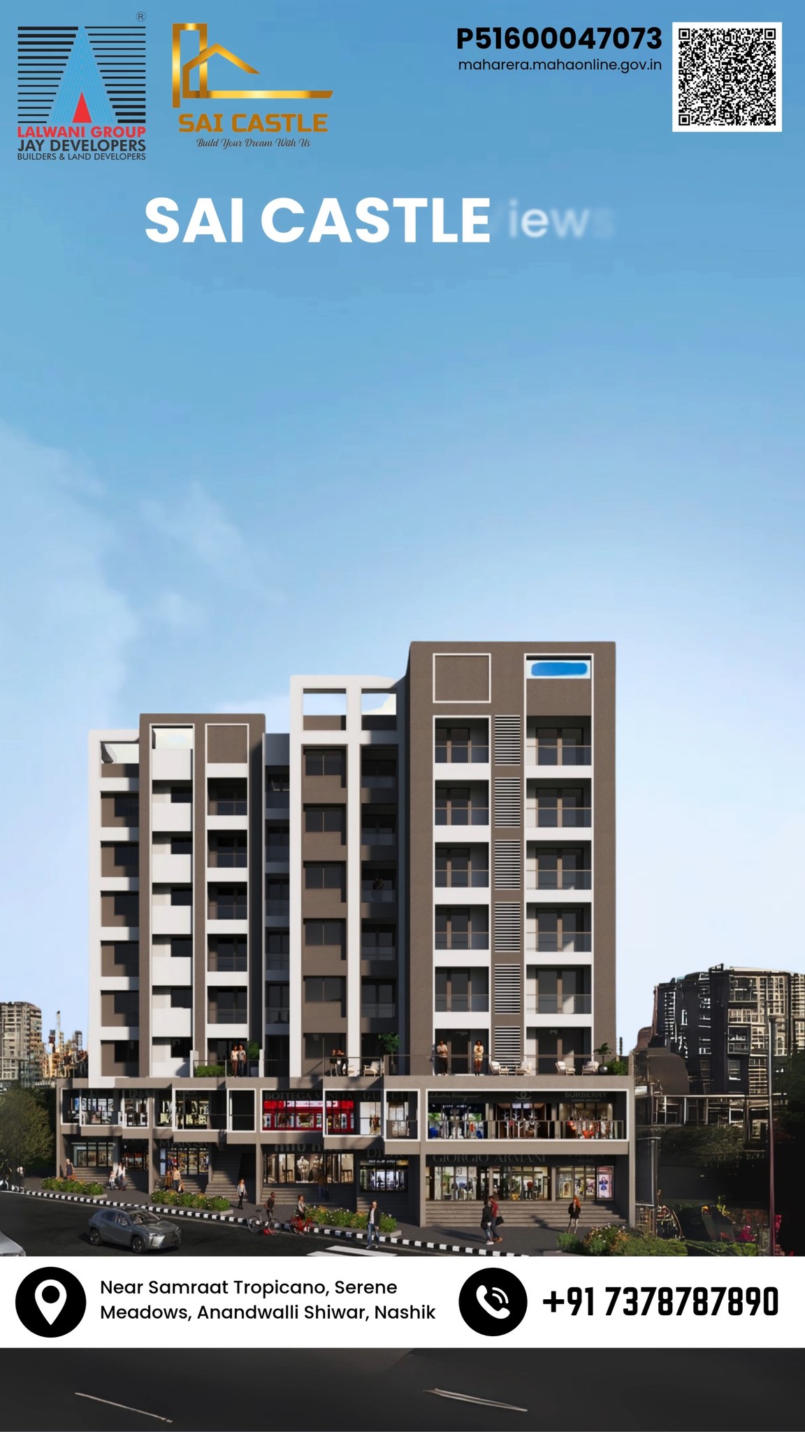 More than a home. A lifestyle, built around you. ✨
At SAI CASTLE Views, premium living comes with spaces designed for the way you live from a dedicated Gym to a vibrant Clubhouse, all within a thoughtfully designed residential address.
🏡 2, 3 & 4 BHK Premium Homes
📍 Near Samraat Tropicano, Serene Meadows, Anandwalli Shiwar, Nashik
📞 +91 73787 87890
#SaiCastleViews #NashikRealEstate #PremiumHomes #NashikHomes #LuxuryLiving