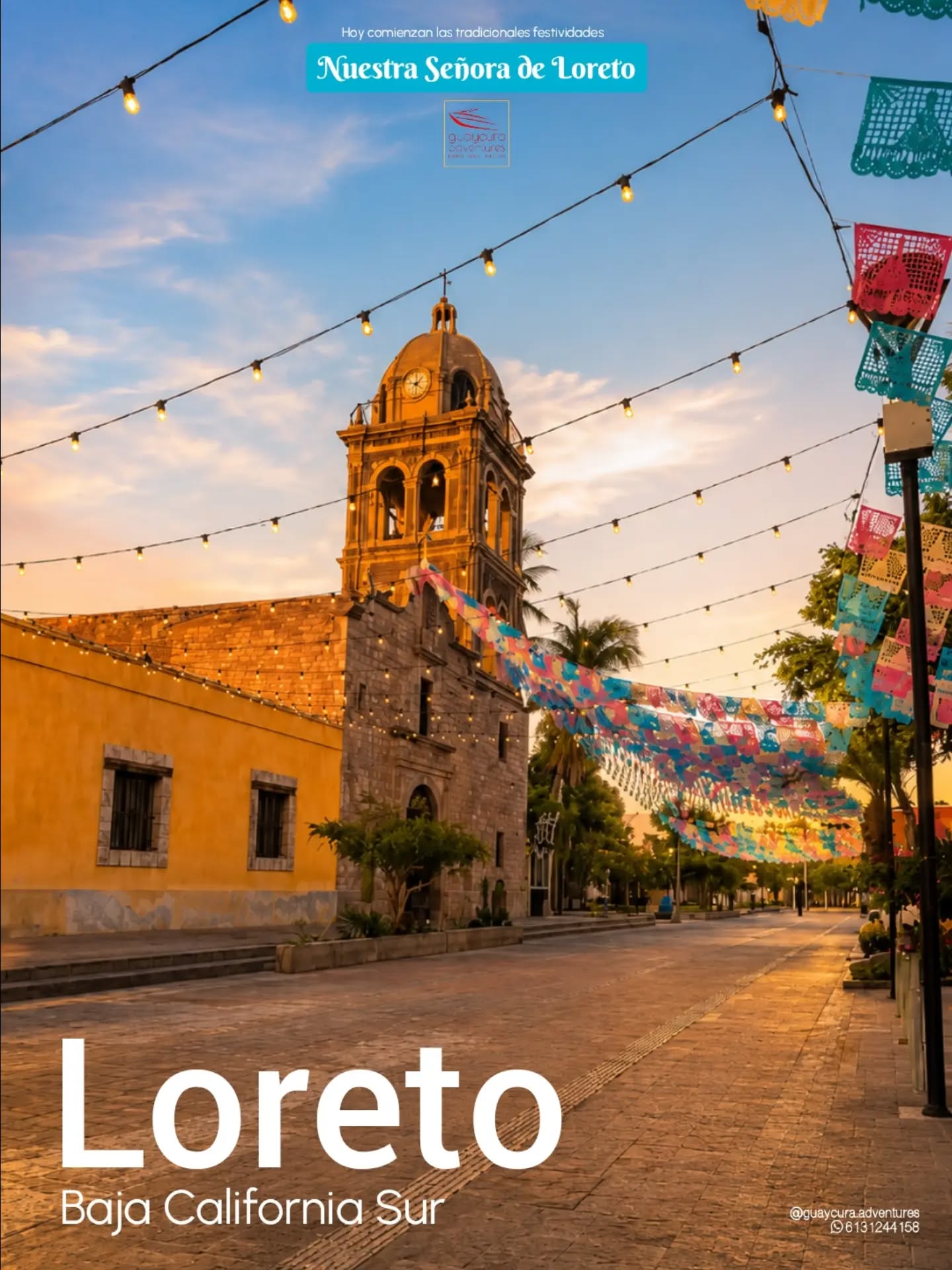 Hoy Loreto se llena de tradición, color y celebración. ✨
Comienzan las tradicionales Fiestas Patronales en honor a Nuestra Señora de Loreto, una celebración que forma parte de la identidad y esencia de nuestro destino.
Y qué mejor manera de vivir estos días que descubriendo también la belleza que rodea este Pueblo Mágico desde el Mar de Cortés.
ISLAND TOUR | CORONADO · DANZANTE · CARMEN
Disfruta de aguas cristalinas, playas escondidas, snorkel y paisajes únicos mientras formas parte de una temporada muy especial para Loreto.
10% OFF | Código 4MTR4
🌐 www.guaycura-adventures.com
📲 613 124 4158
#GuaycuraAdventures #LoretoBCS #FiestasPatronales #NuestraSeñoraDeLoreto #MarDeCortés
