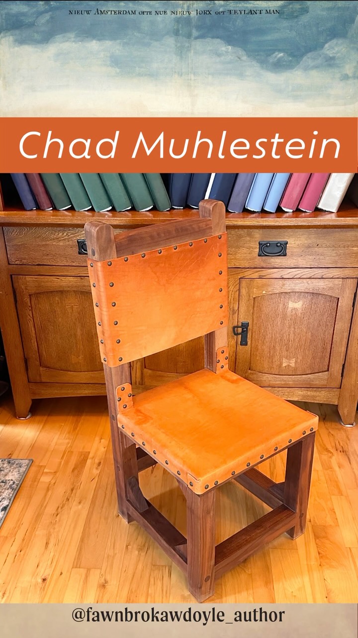 What do you do when a museum has something you’re dying to see, but it’s never on display? Make it yourself! That’s what Chad did.
Sarah’s chair is at least 350 years old. Many descendants feel a personal connection with this object she once owned and used. Understandably, due to its age and materials, the chair is incredibly fragile, housed in the Museum of the City of New York’s off-site archives.
Chad’s work is really an accomplishment and an heirloom his grandchildren will someday cherish because of his effort to connect them with their ancestor.
FUN FACT: I also have a background in furniture making, revealed in the interview. Let me know if you want to see my far less traditional furniture endeavors.