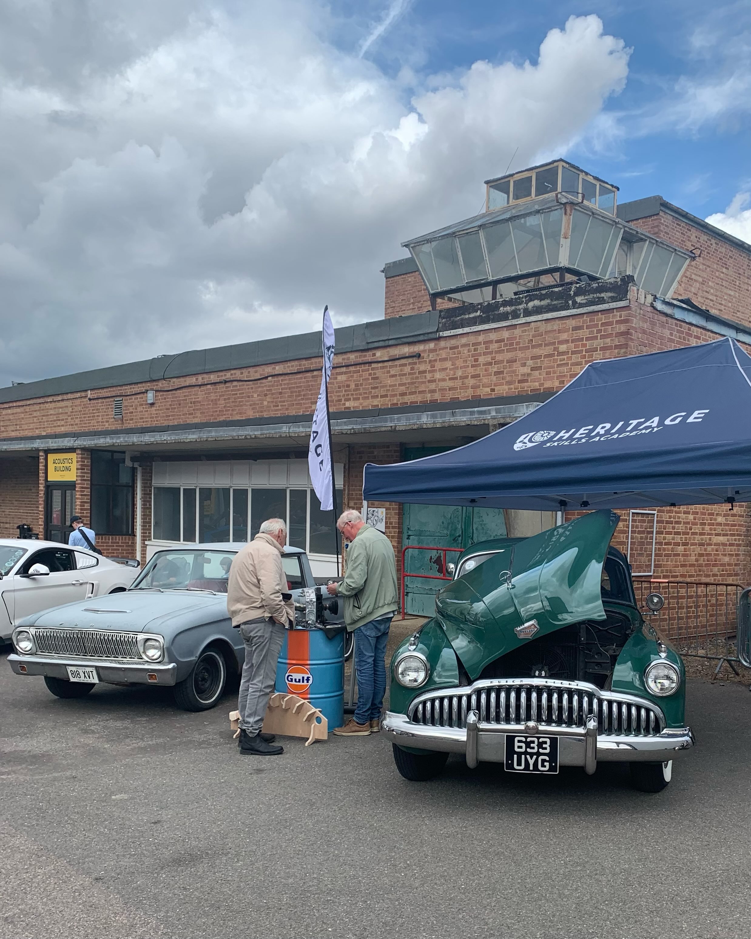 Thank You to our apprentices James and George and staff members Paul and Rikki for supporting us with our stand at @brooklandsmuseum for American Day today! 🇺🇸
Our lovely Buick Roadmaster was placed centre stage, alongside a tutor’s Ford Ranchero pick-up, and the Buick attracted a lot of attention alongside items created and repaired by apprentices we are proud to display 🛠️
Good conversations were had about the apprenticeships and courses we offer - thank you to everyone who stopped by to chat! 🗣️
#heritageskillsacademy #nextgeneration #shapingthefuture #brooklandsmuseum #americanday